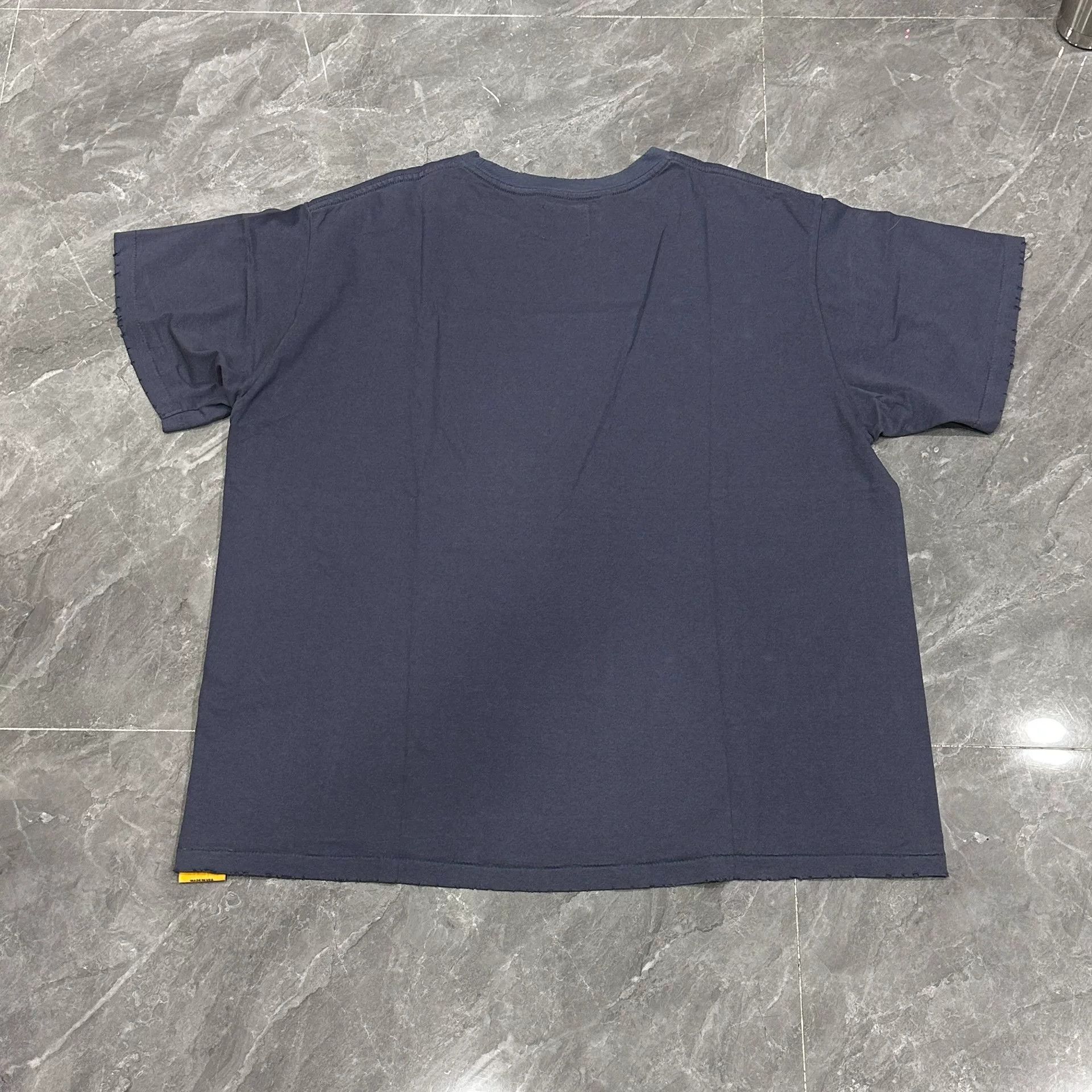 Gallery Dept. Gallery Dept Blue Splatter Short Sleeve Tee Size US XL / EU 56 / 4 - 2 Thumbnail