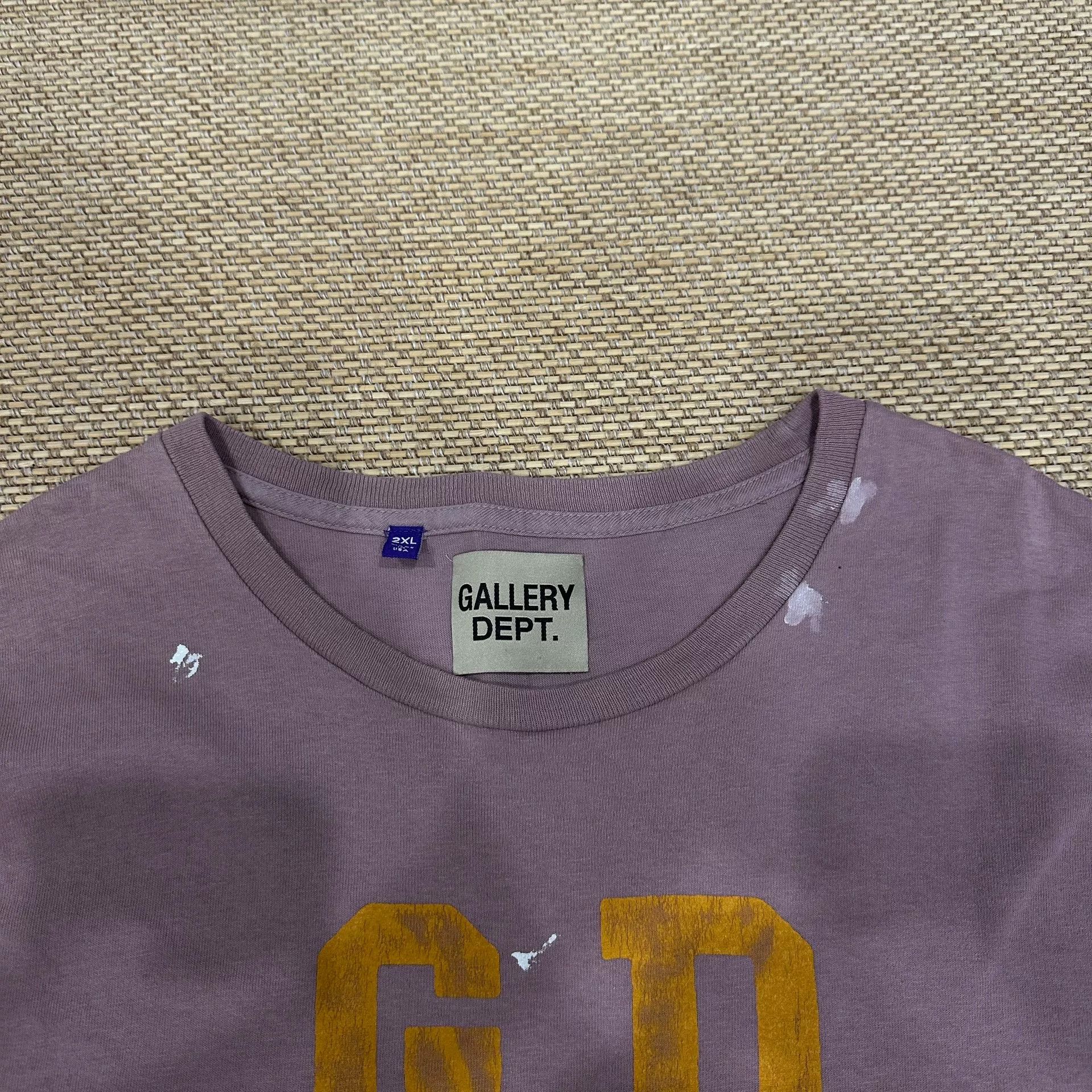 Gallery Dept. Gallery Dept. Pink Wash Short Sleeve Tee Size US XXL / EU 58 / 5 - 3 Thumbnail