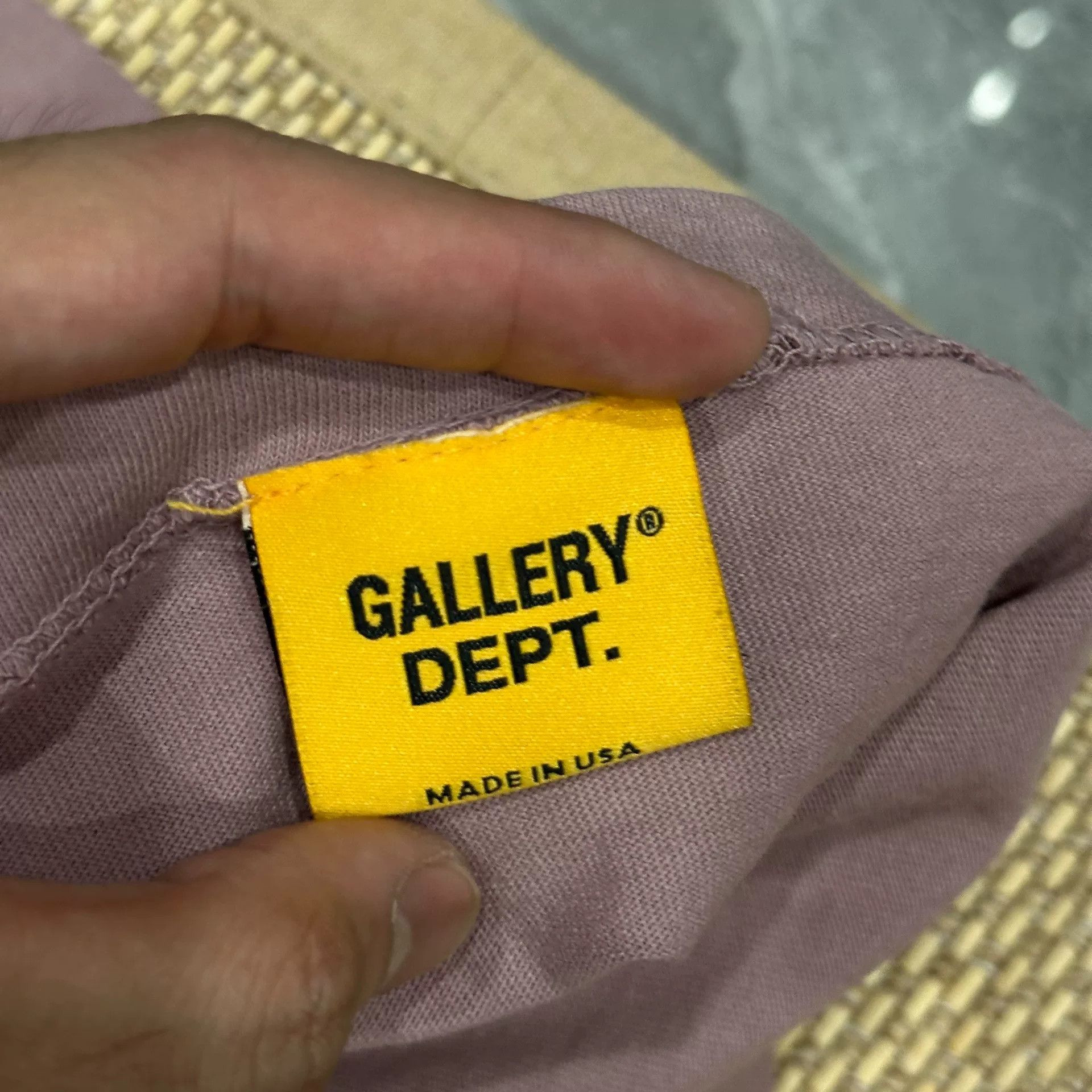Gallery Dept. Gallery Dept. Pink Wash Short Sleeve Tee Size US XXL / EU 58 / 5 - 6 Thumbnail