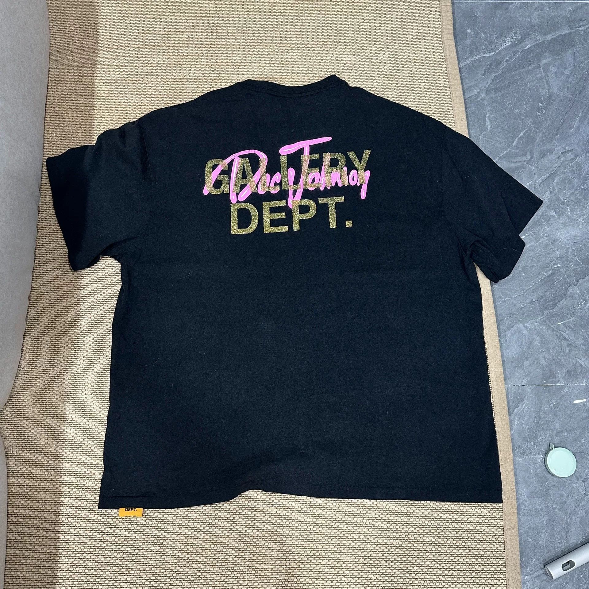 Gallery Dept. Gallery Dept. Vintage Wash Black T-Shirt Size XXL / US 16-18 / IT 52-54 - 2 Thumbnail