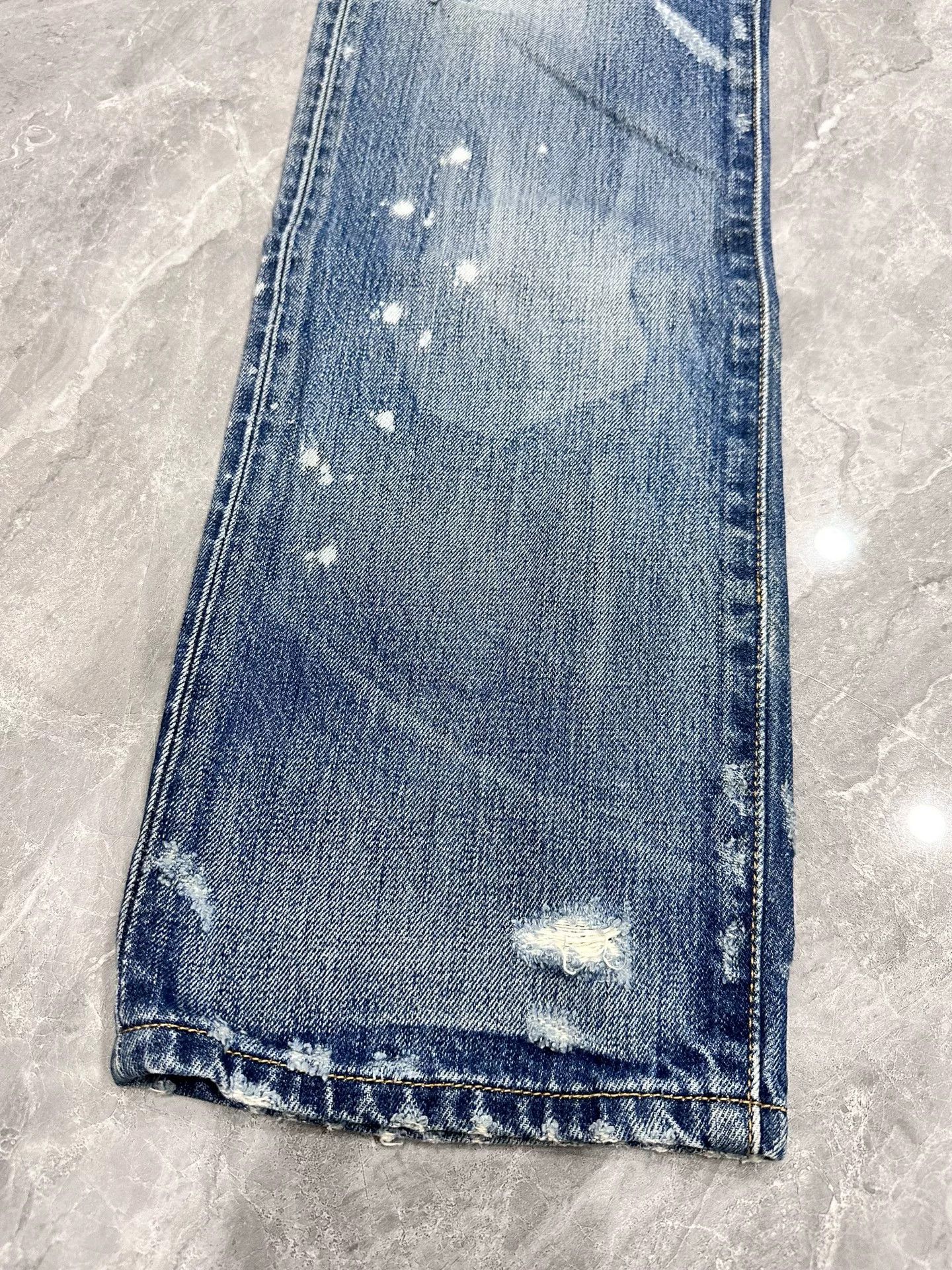 Levi's Levi's 501 Distressed Denim Jeans Size US 30 / EU 46 - 4 Thumbnail