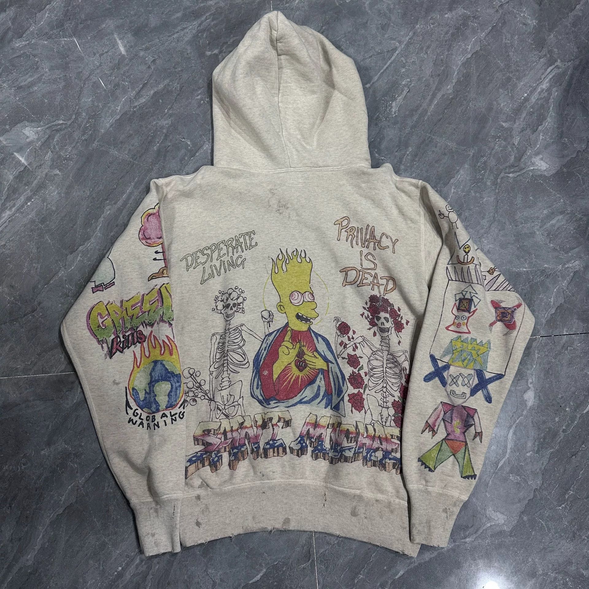 Saint Michael Saint Michael Graffiti Family Hoodie Size US S / EU 44-46 / 1 - 2 Thumbnail