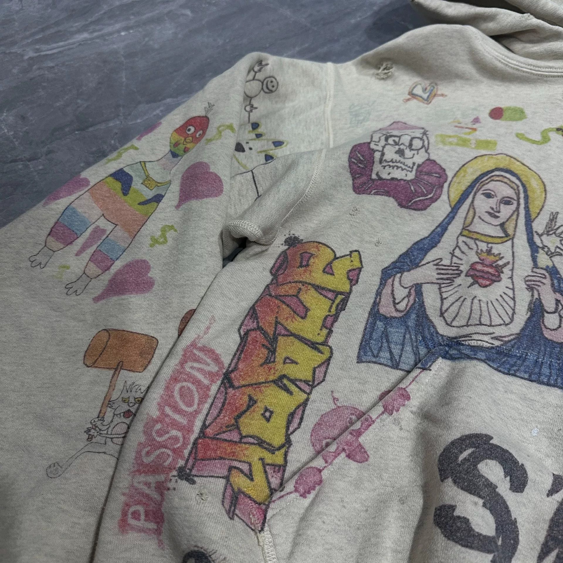 Saint Michael Saint Michael Graffiti Family Hoodie Size US S / EU 44-46 / 1 - 4 Thumbnail