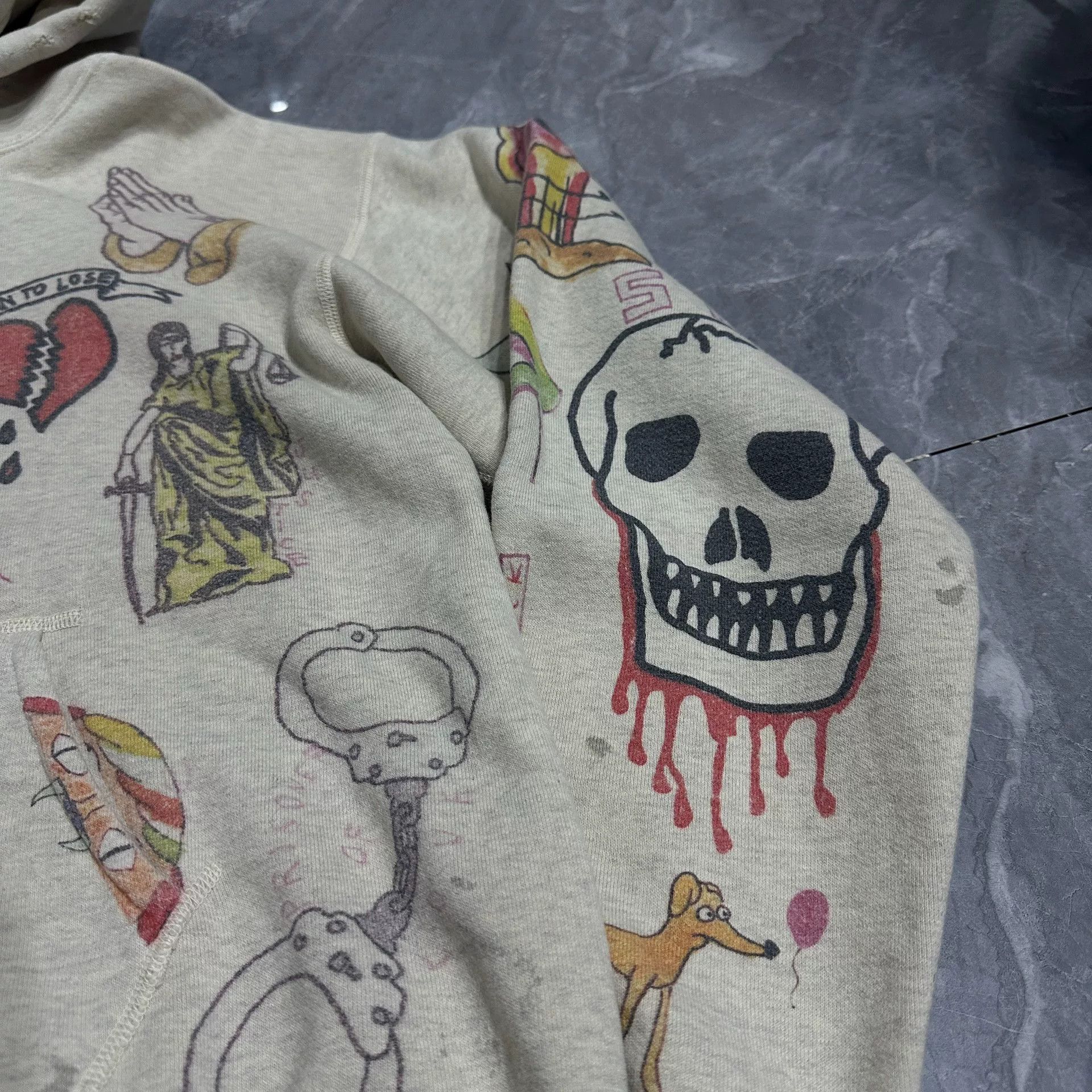 Saint Michael Saint Michael Graffiti Family Hoodie Size US S / EU 44-46 / 1 - 3 Thumbnail