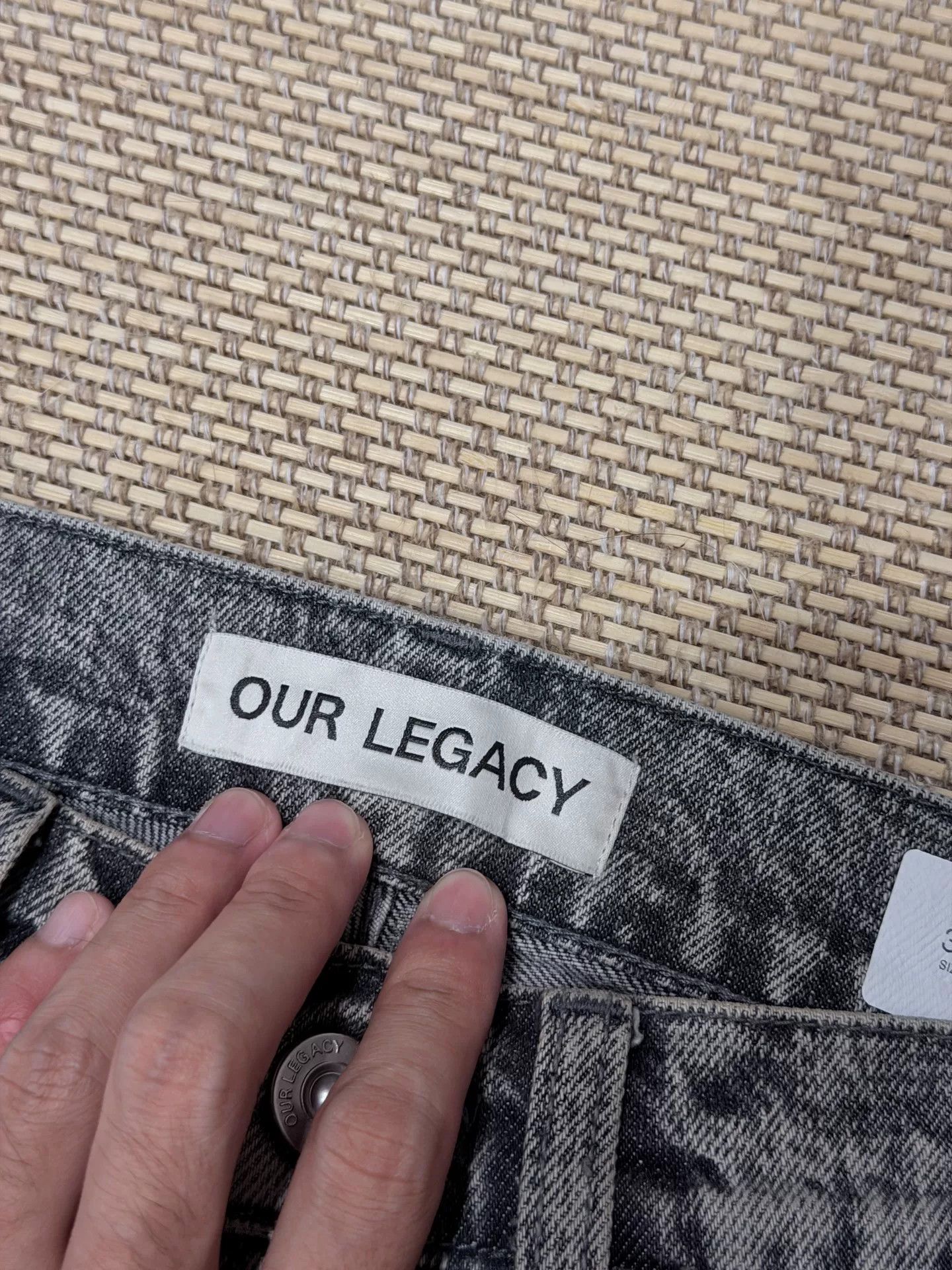 Our Legacy Our Legacy Gray Loose Denim Pants Size US 30 / EU 46 - 3 Thumbnail