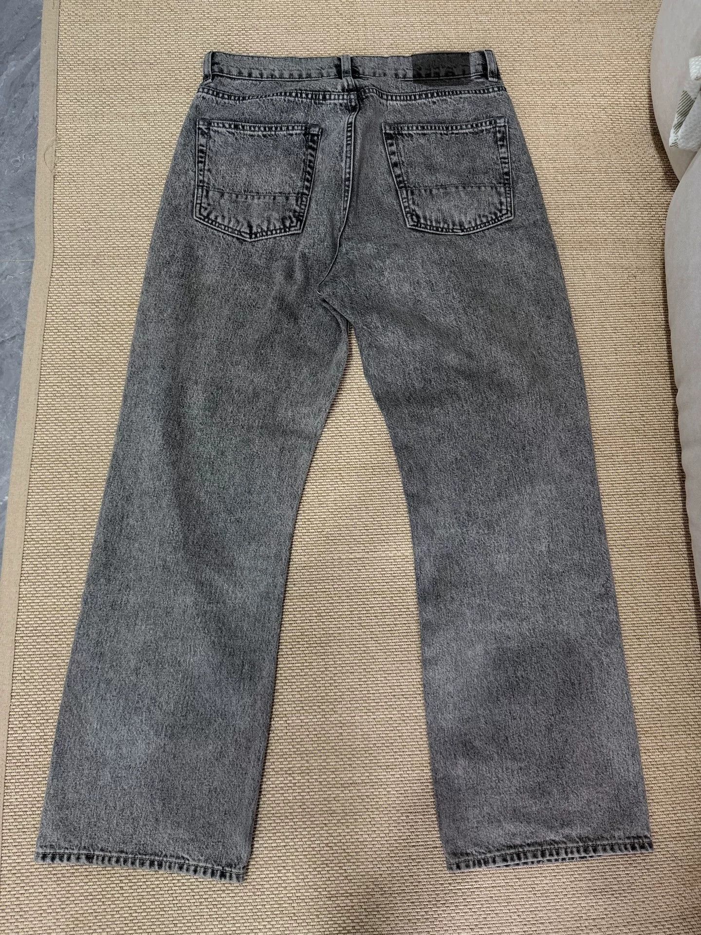 Our Legacy Our Legacy Gray Loose Denim Pants Size US 30 / EU 46 - 2 Thumbnail