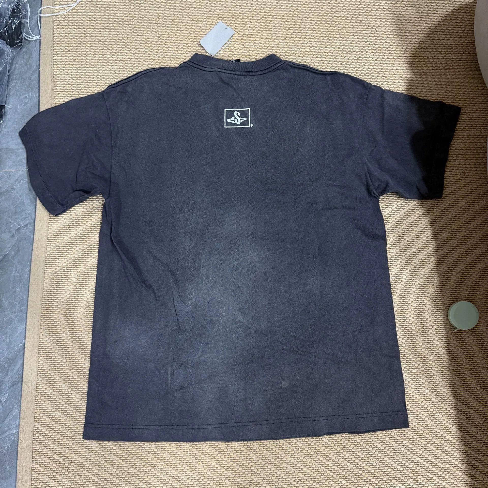 Saint Michael Saint Michael Black Short Sleeve T-Shirt Size US M / EU 48-50 / 2 - 2 Thumbnail