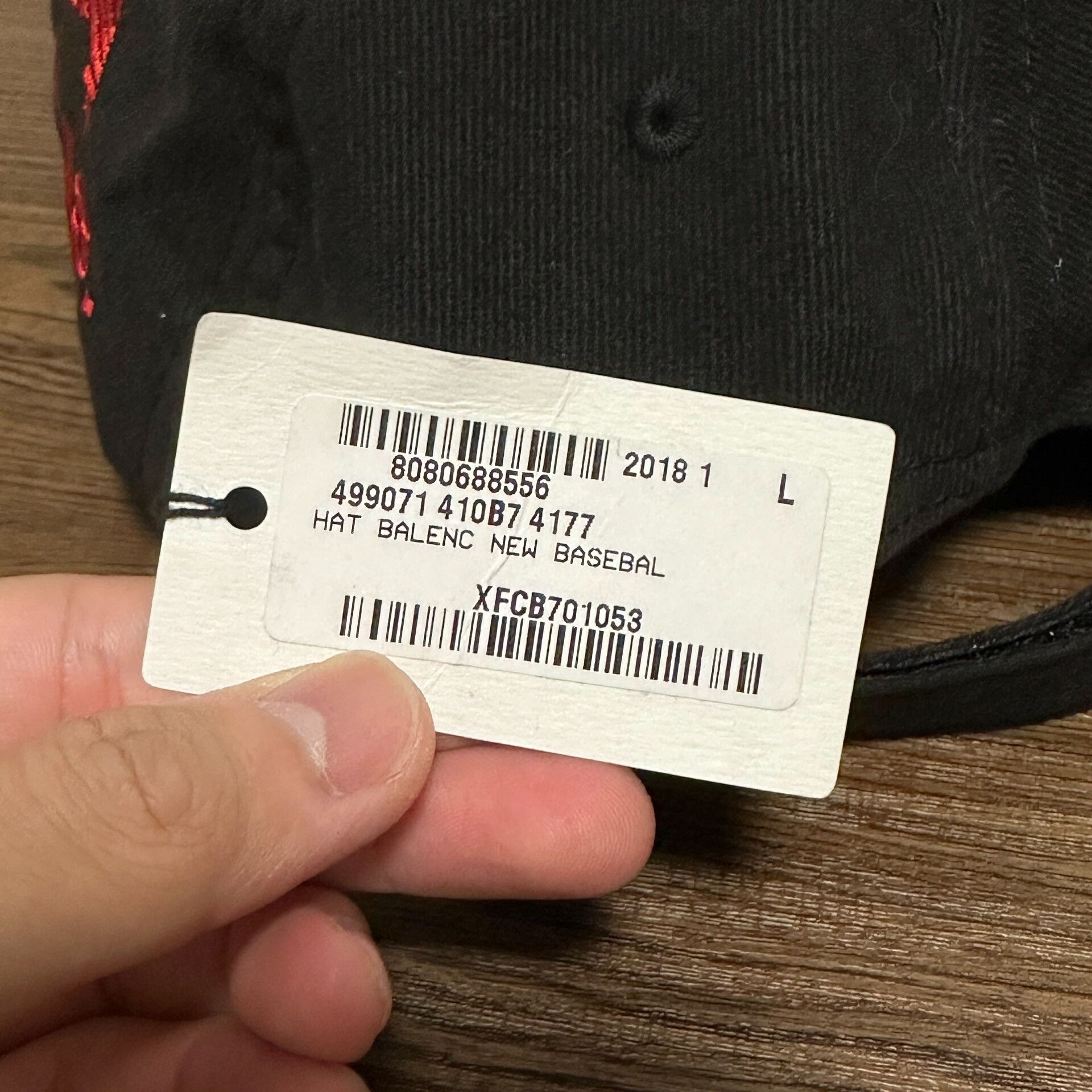 Balenciaga Balenciaga Embroidered Baseball Cap Size ONE SIZE - 4 Thumbnail