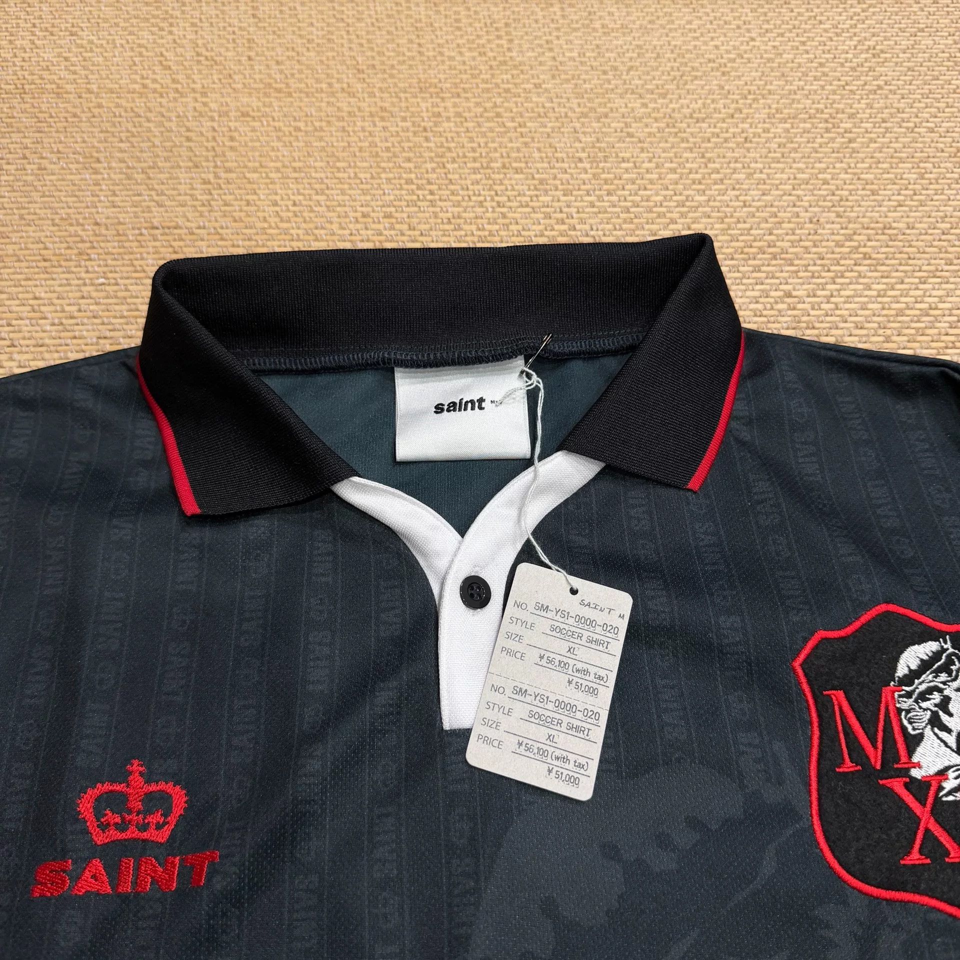 Saint Michael Saint Michael Long Sleeve Football Shirt Size US XL / EU 56 / 4 - 3 Thumbnail