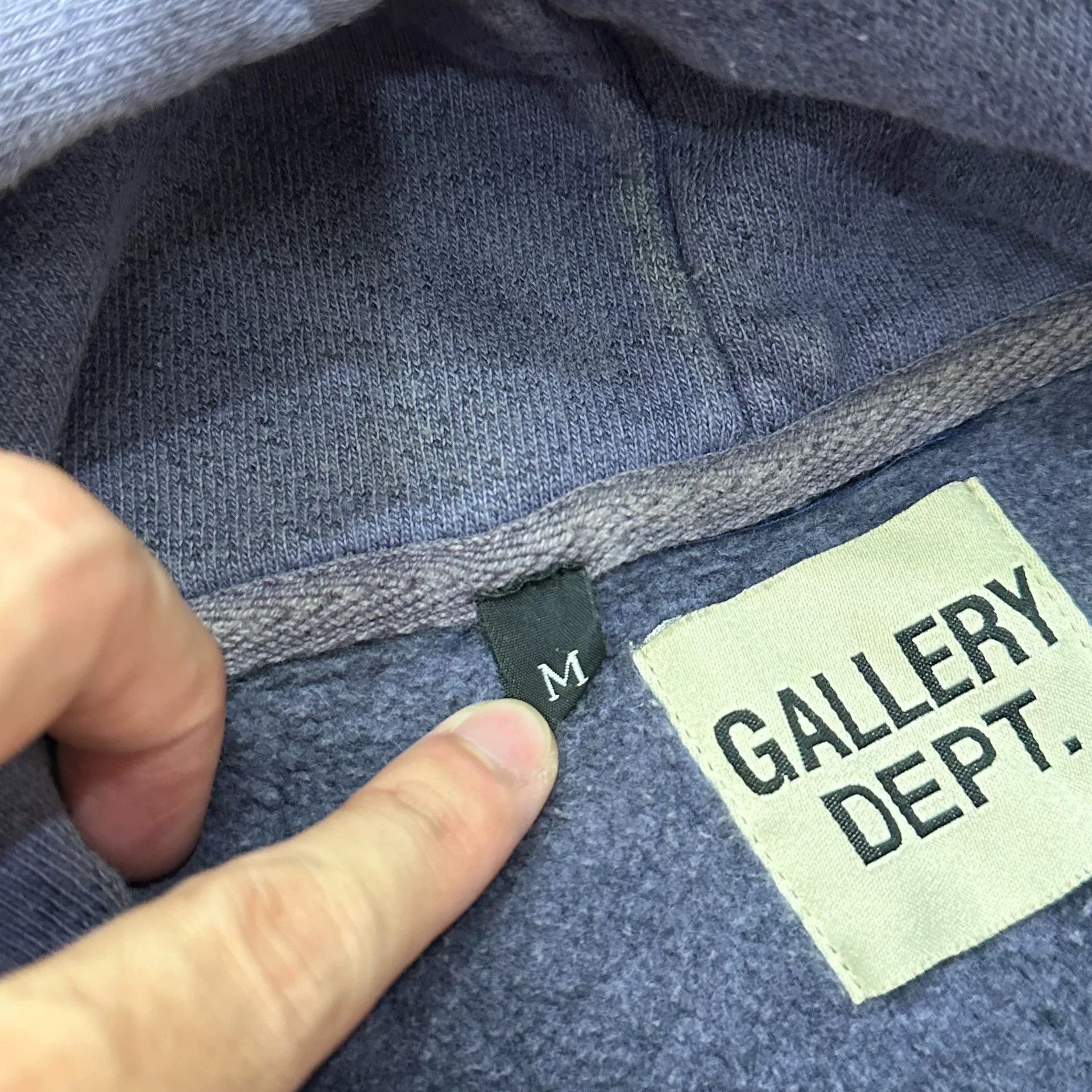 Virgil Abloh Gallery Dept Vintage Wash Purple Hoodie Size US M / EU 48-50 / 2 - 5 Thumbnail