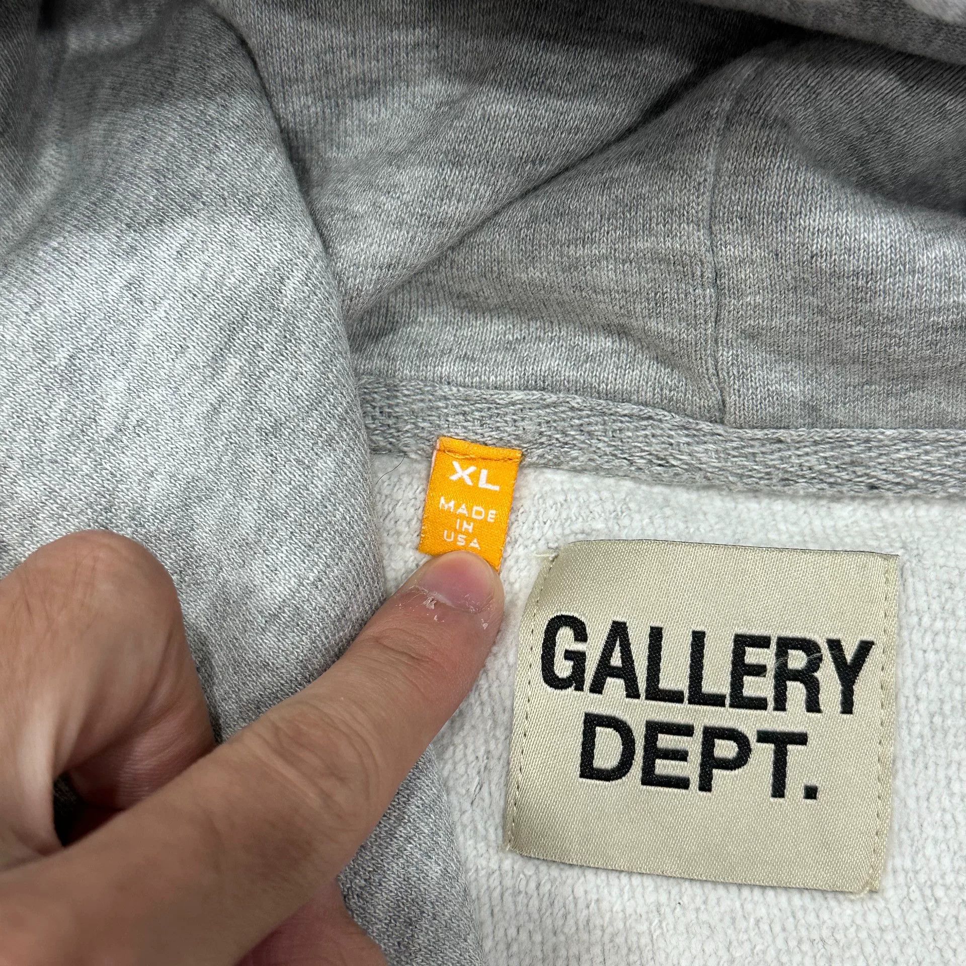 Gallery Dept. Gallery Dept. Gray Splash Hoodie Sweatshirt Size US XL / EU 56 / 4 - 9 Thumbnail