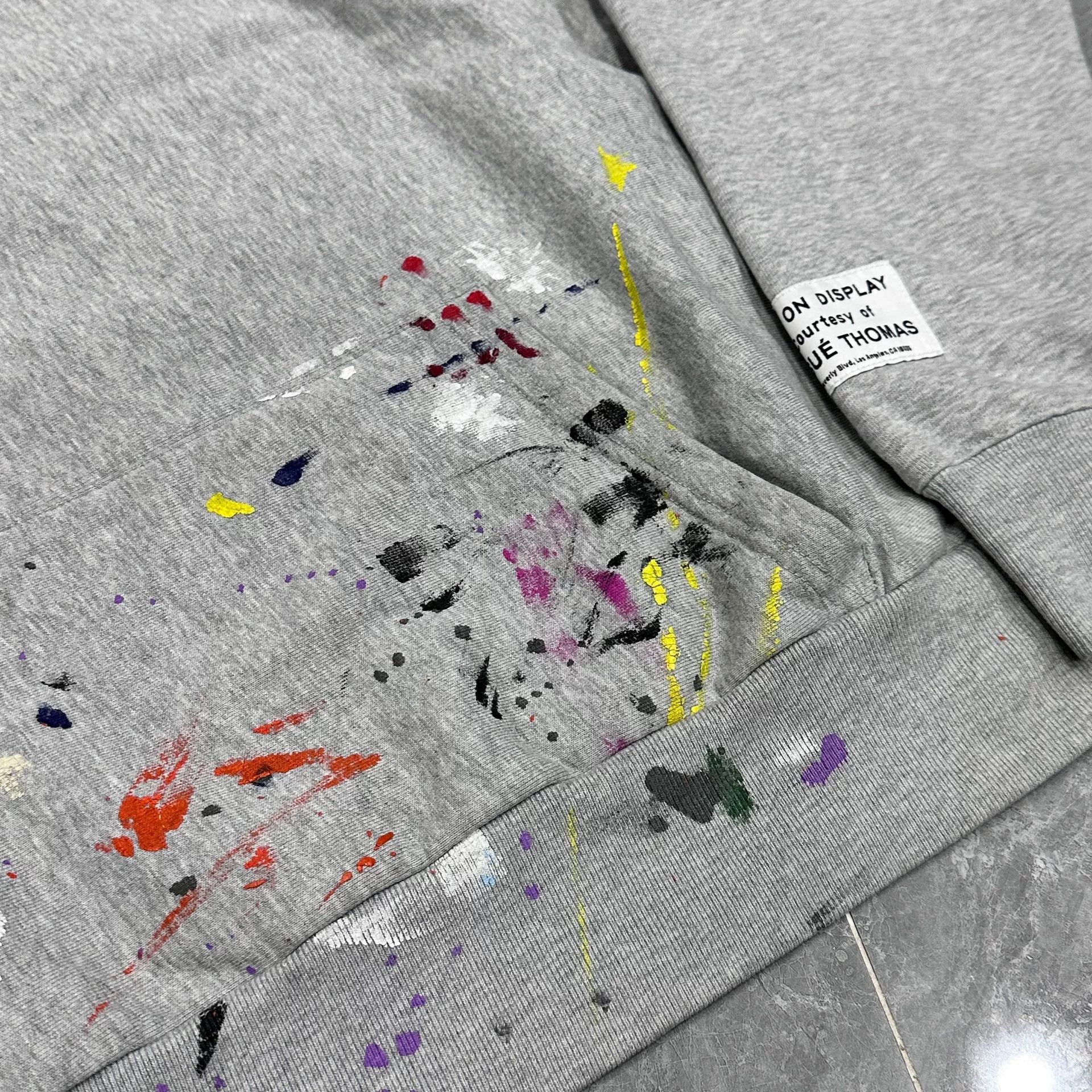 Gallery Dept. Gallery Dept. Gray Splash Hoodie Sweatshirt Size US XL / EU 56 / 4 - 4 Thumbnail