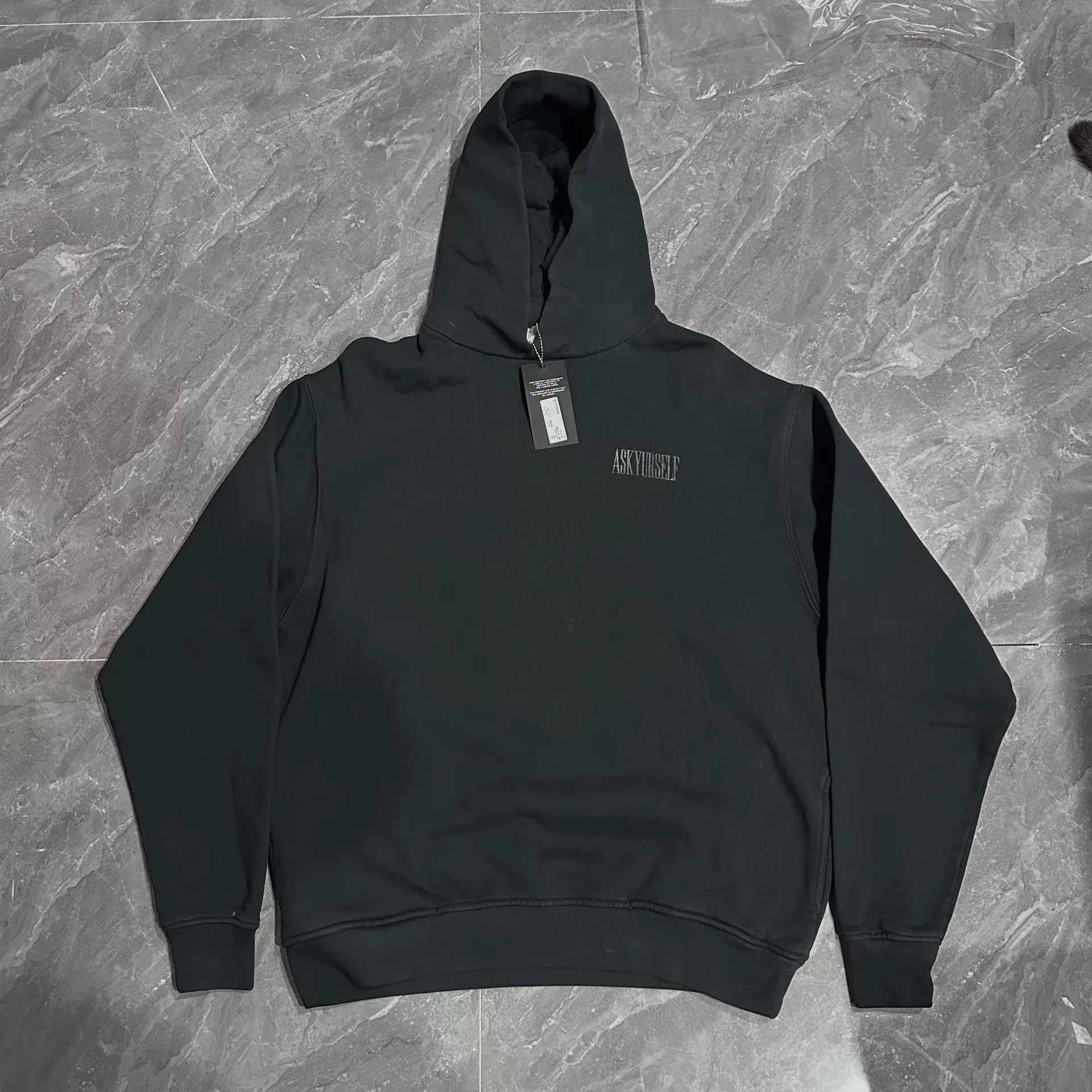 Askyurself Askyurself Black Hoodie with Tags Size US M / EU 48-50 / 2 - 2 Thumbnail
