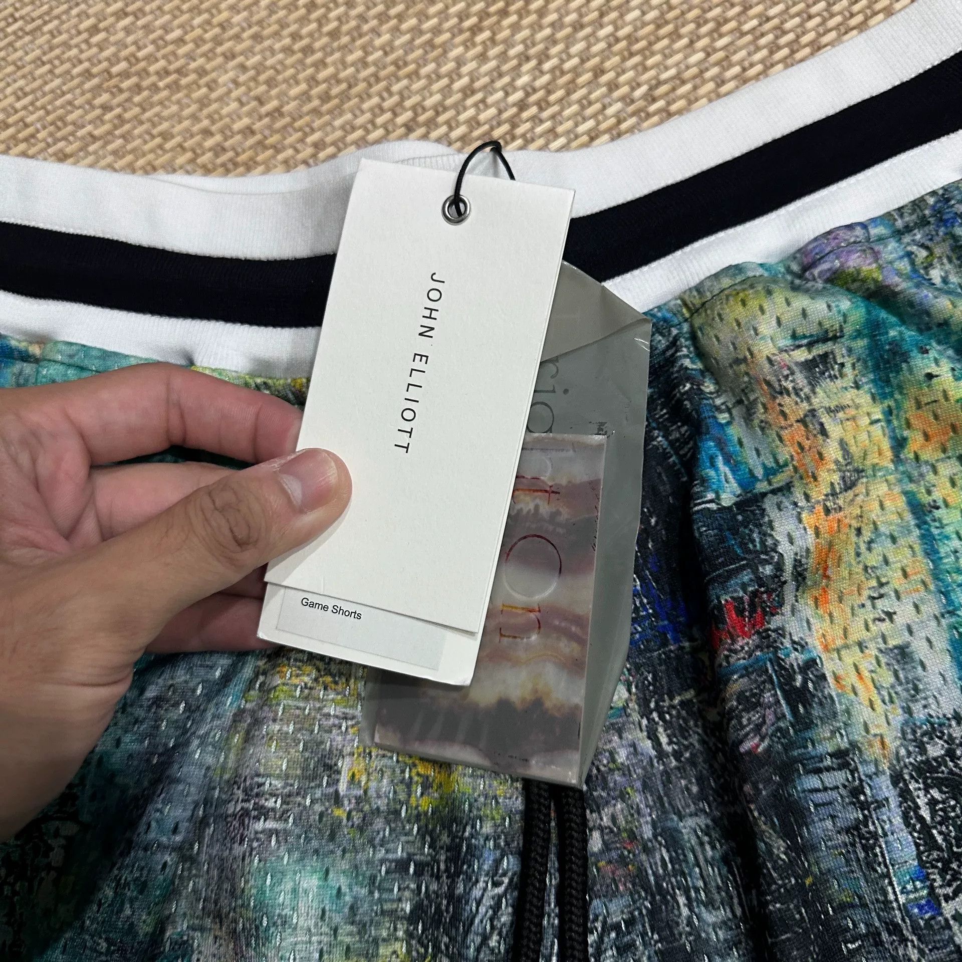 John Elliott John Elliott Game Diamond Cut Shorts Size US 28 / EU 44 - 3 Thumbnail