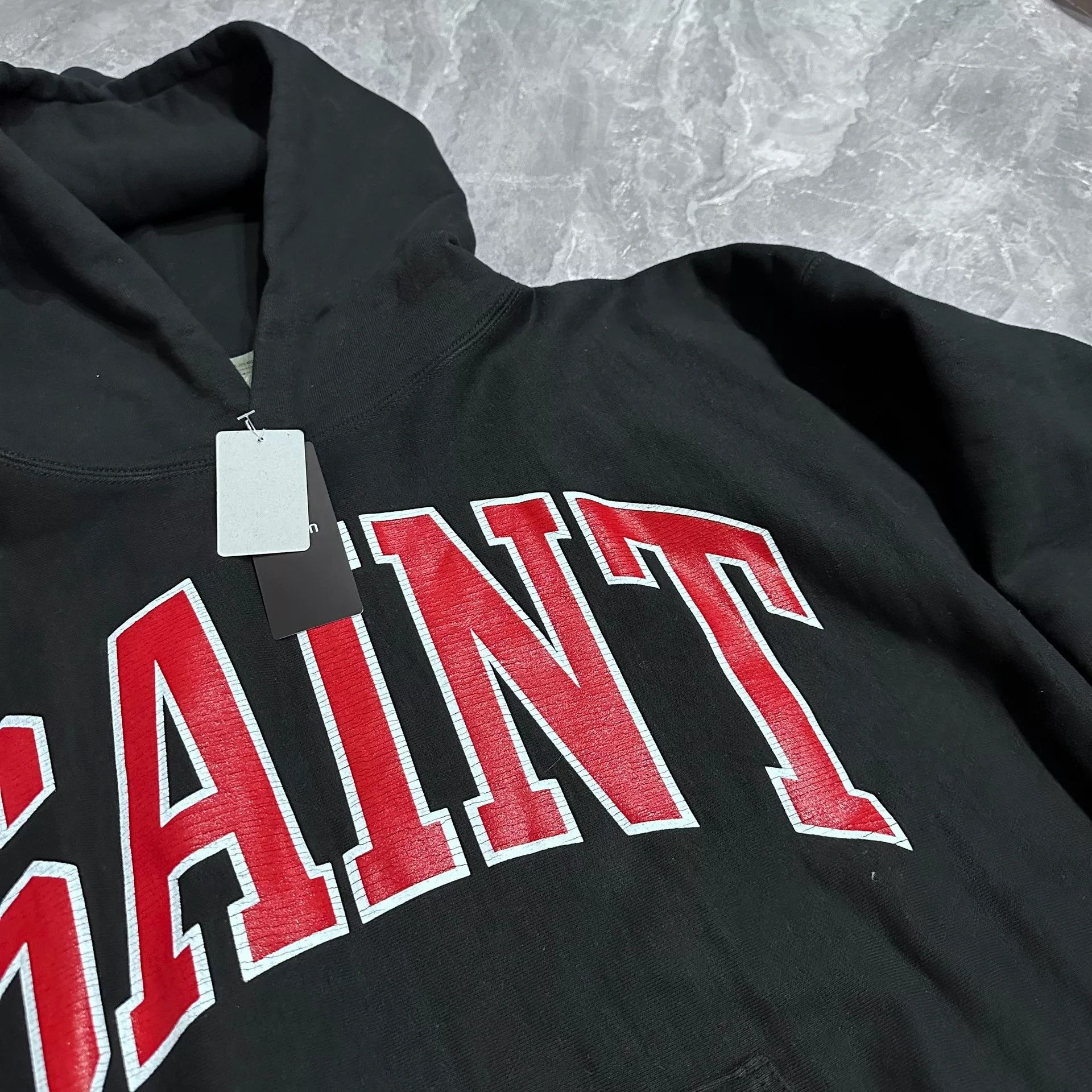 Saint Michael Saint Michael Black Red Printed Hoodie Size US XL / EU 56 / 4 - 2 Thumbnail