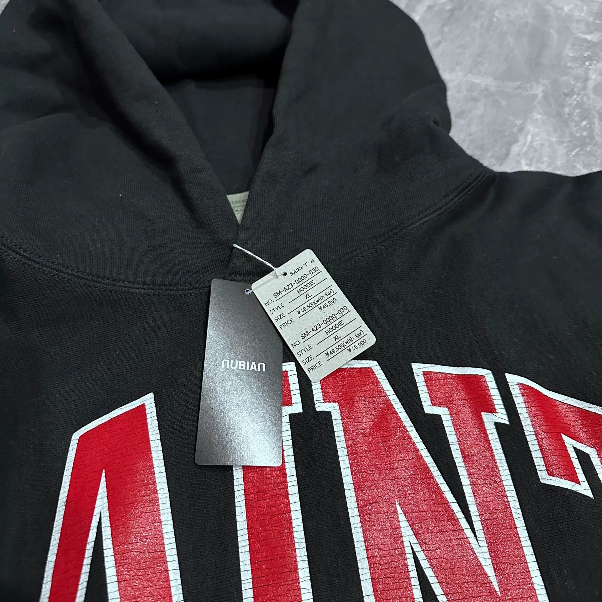 Saint Michael Saint Michael Black Red Printed Hoodie Size US XL / EU 56 / 4 - 3 Thumbnail
