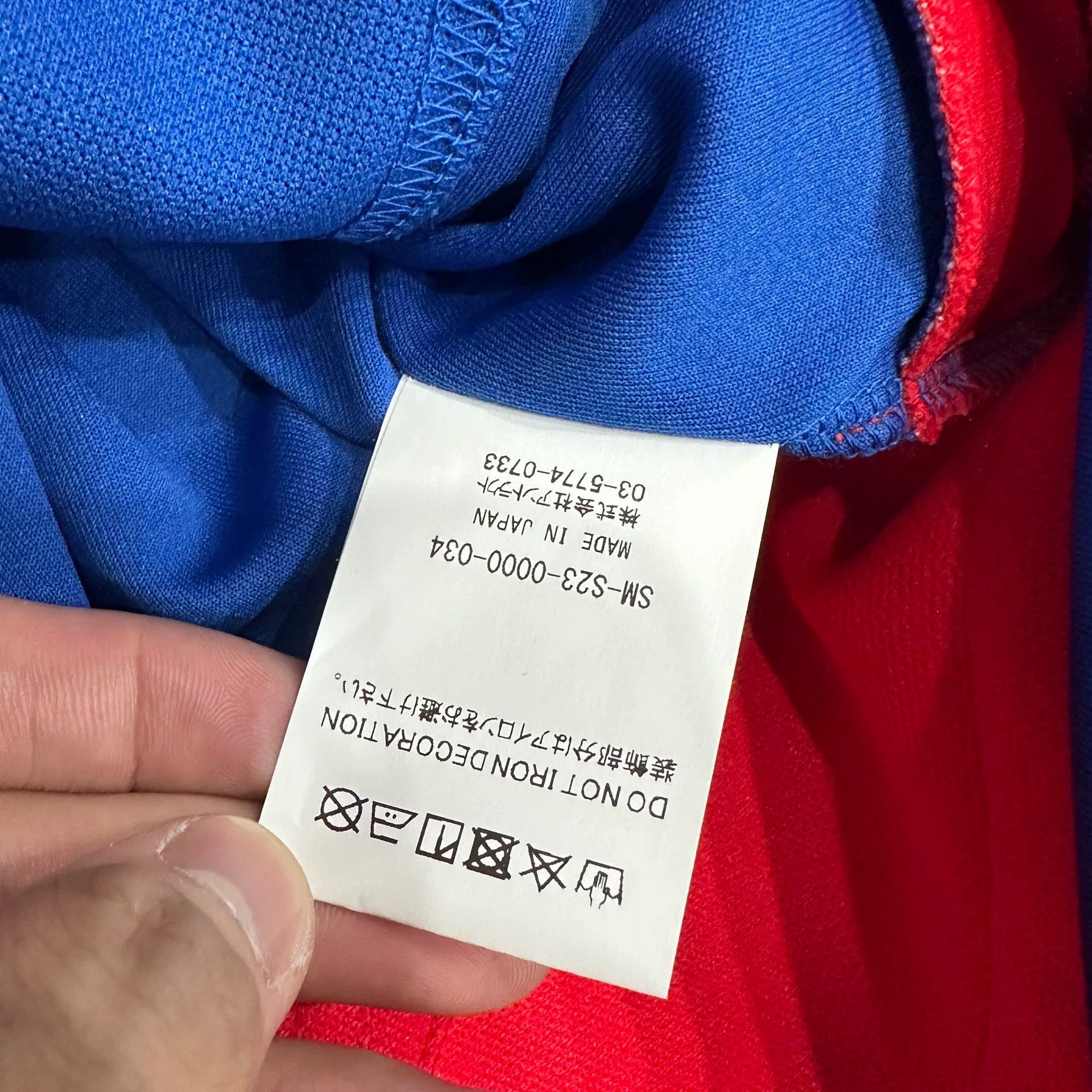 Saint Michael Saint Michael Blue and Red Long Sleeve Shirt Size US M / EU 48-50 / 2 - 6 Thumbnail