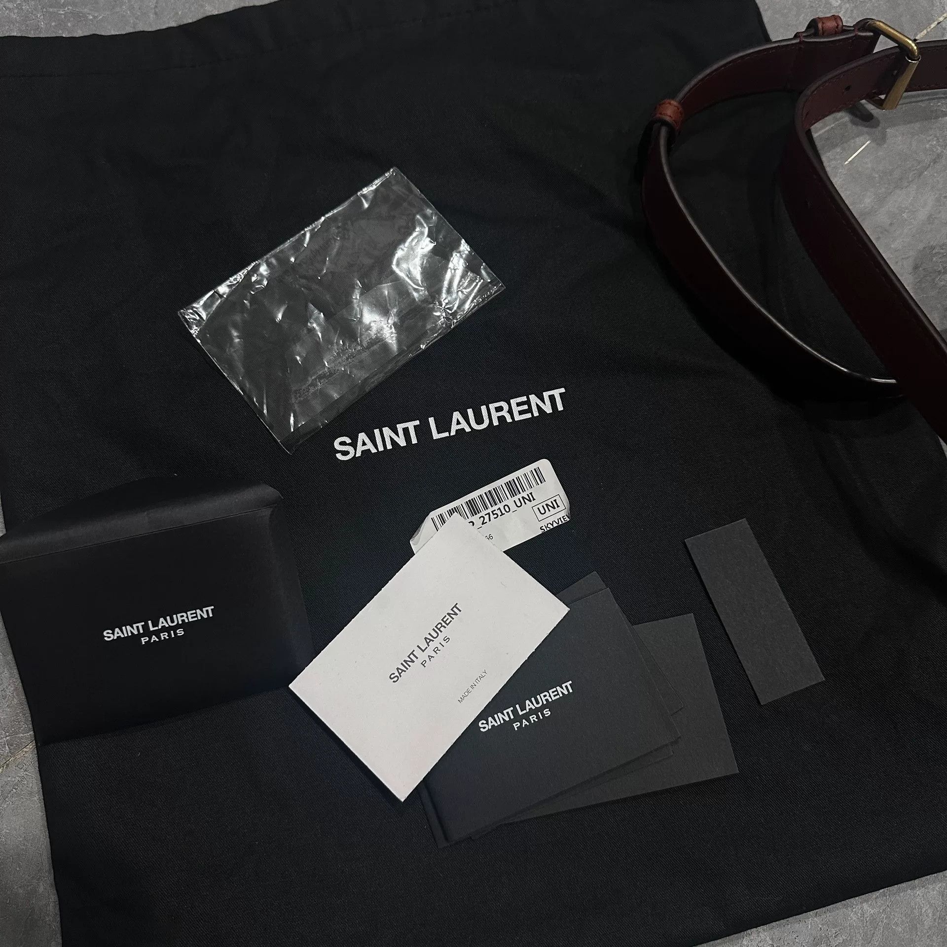 Saint Laurent Paris Saint Laurent YSL Monogram Crossbody Bag Size ONE SIZE - 5 Thumbnail