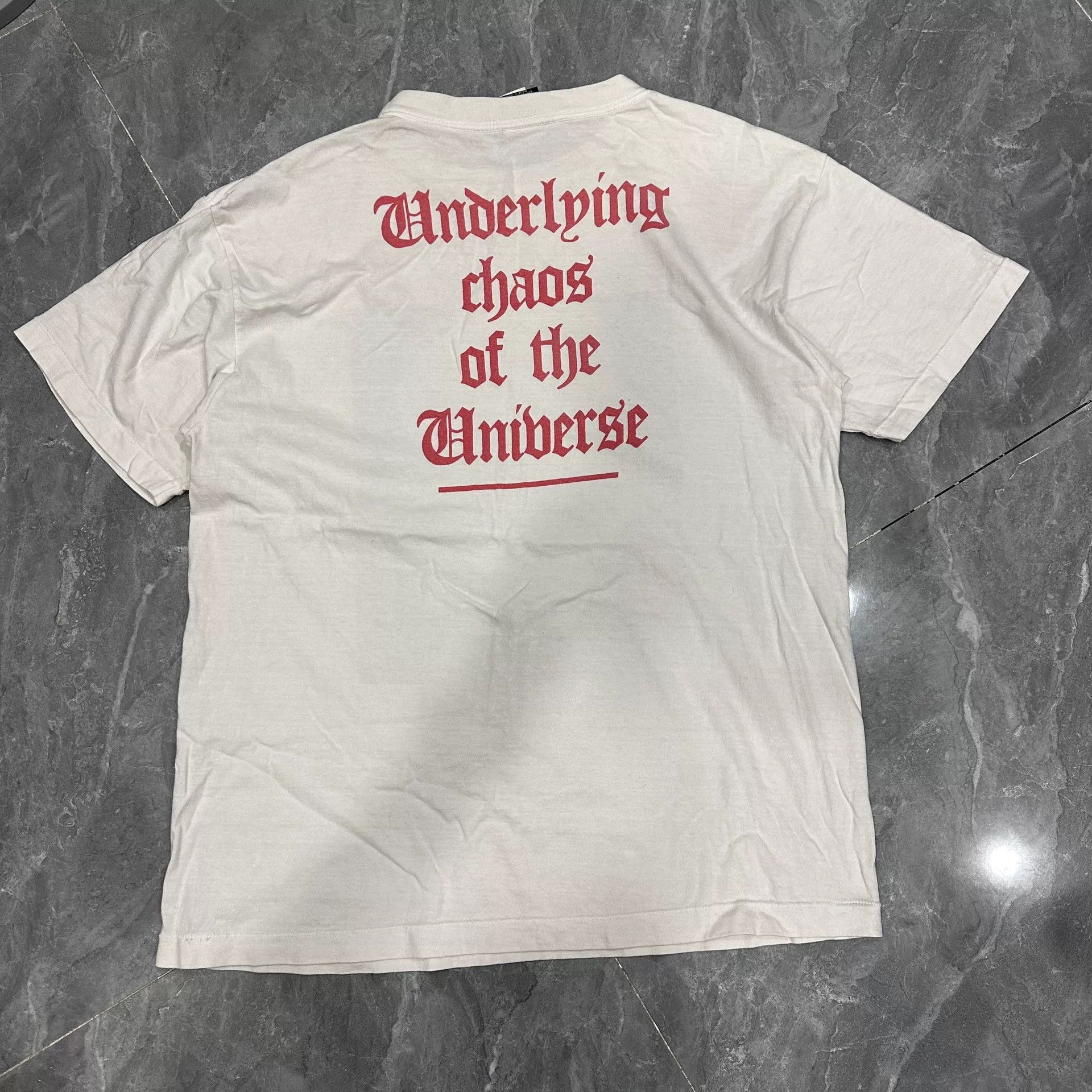 Saint Michael Saint Michael White Short Sleeve T-Shirt Size L / US 10 / IT 46 - 2 Thumbnail