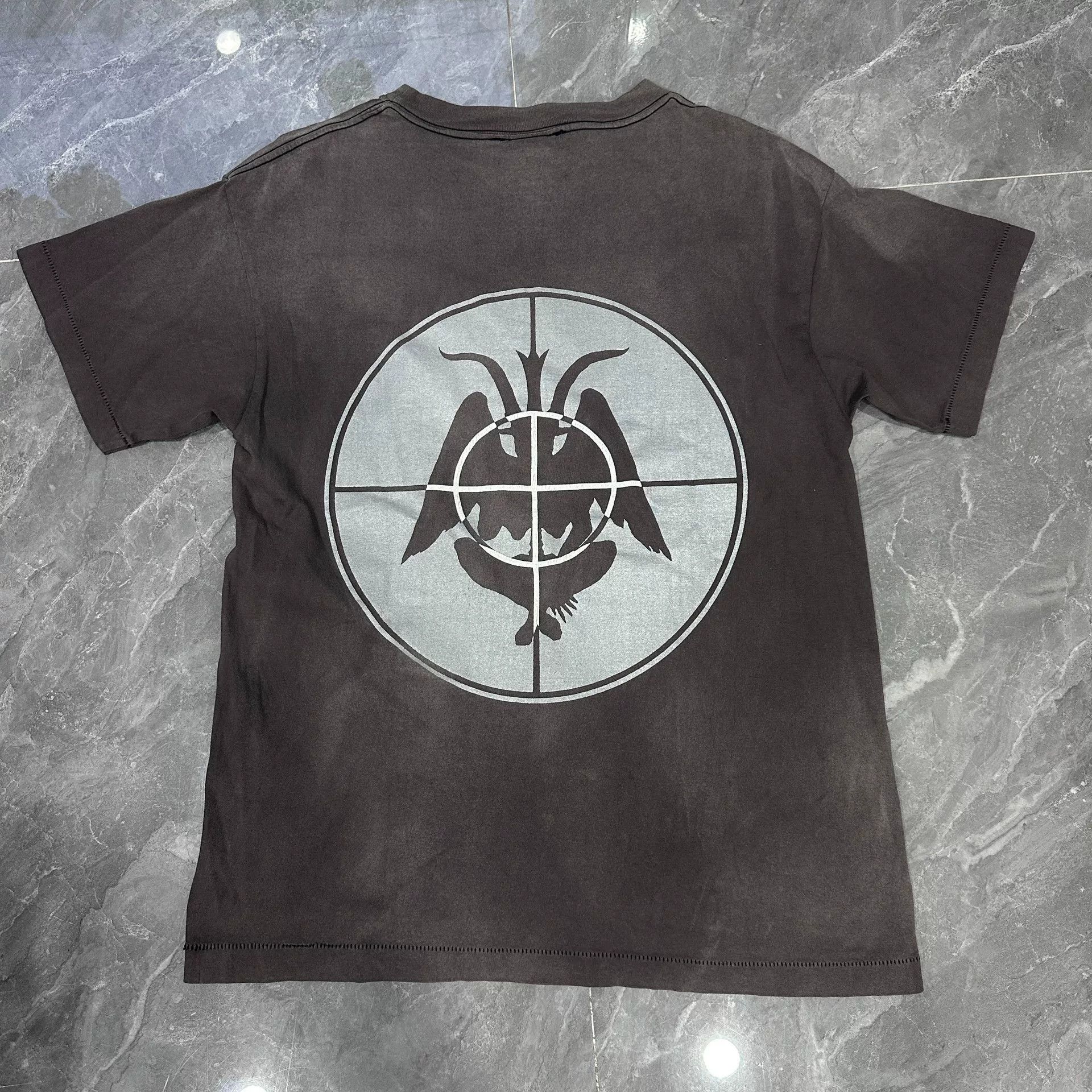 Saint Michael Vintage Saint Michael Distressed Graphic Tee Size US M / EU 48-50 / 2 - 2 Thumbnail