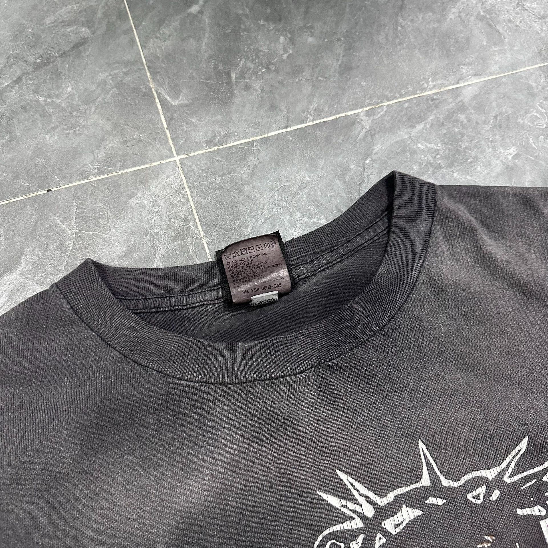 Saint Michael Saint Michael x Lastman Black Logo Tee Size US XL / EU 56 / 4 - 3 Thumbnail
