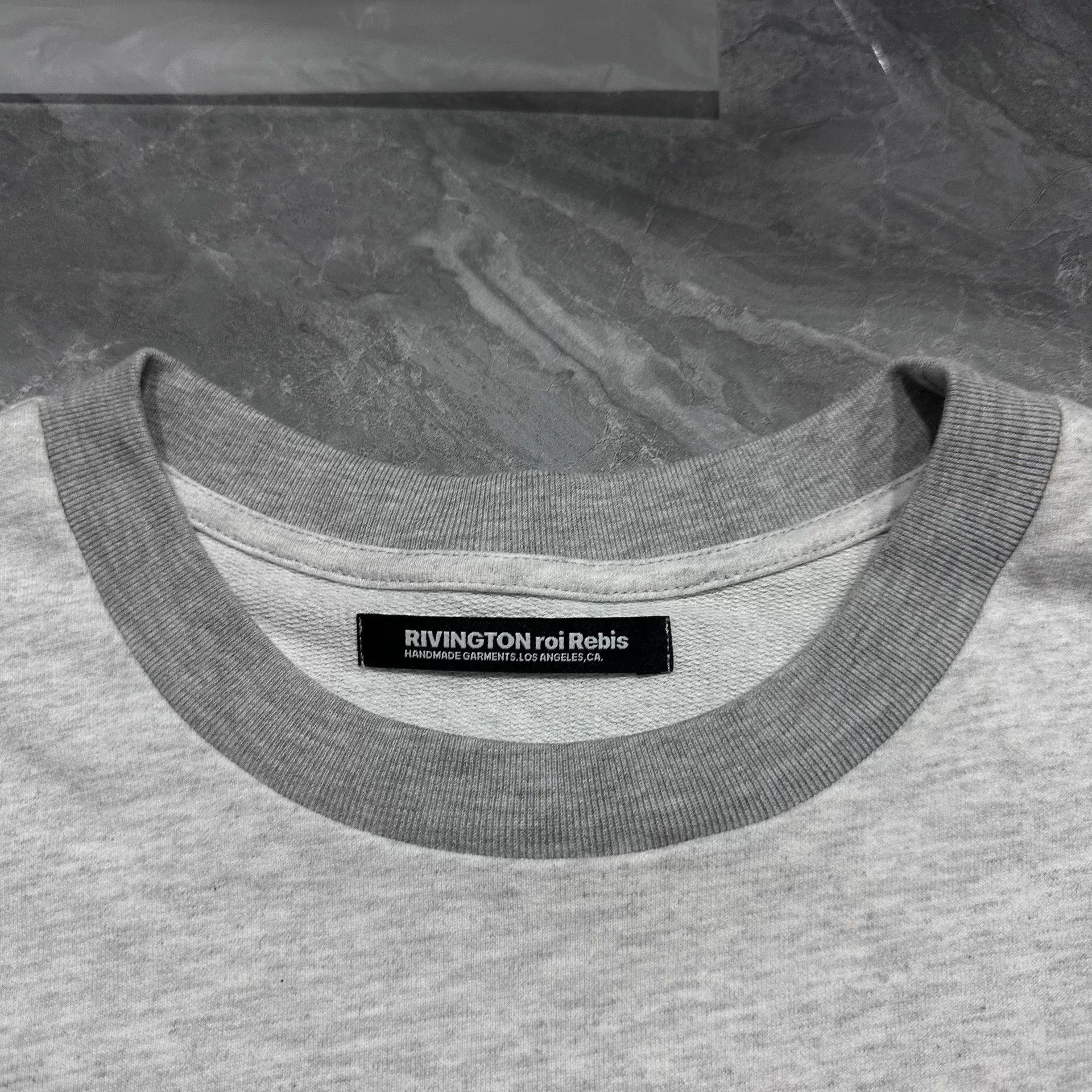 RRR-123 Gray Long Sleeve Shirt with Burnt Design Size US M / EU 48-50 / 2 - 5 Thumbnail