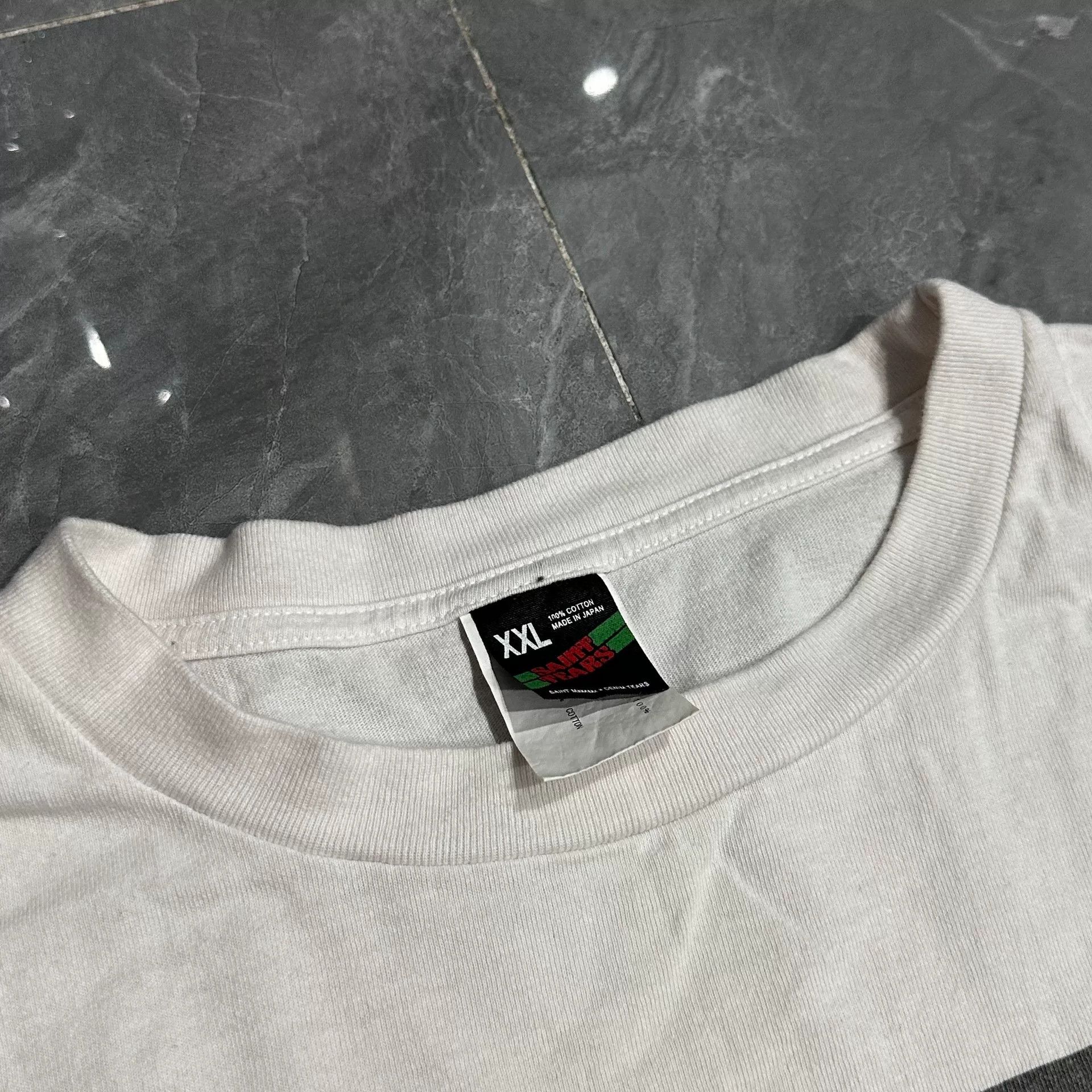 Saint Michael Saint Michael × Denim Tears White Tee Size US XXL / EU 58 / 5 - 6 Thumbnail