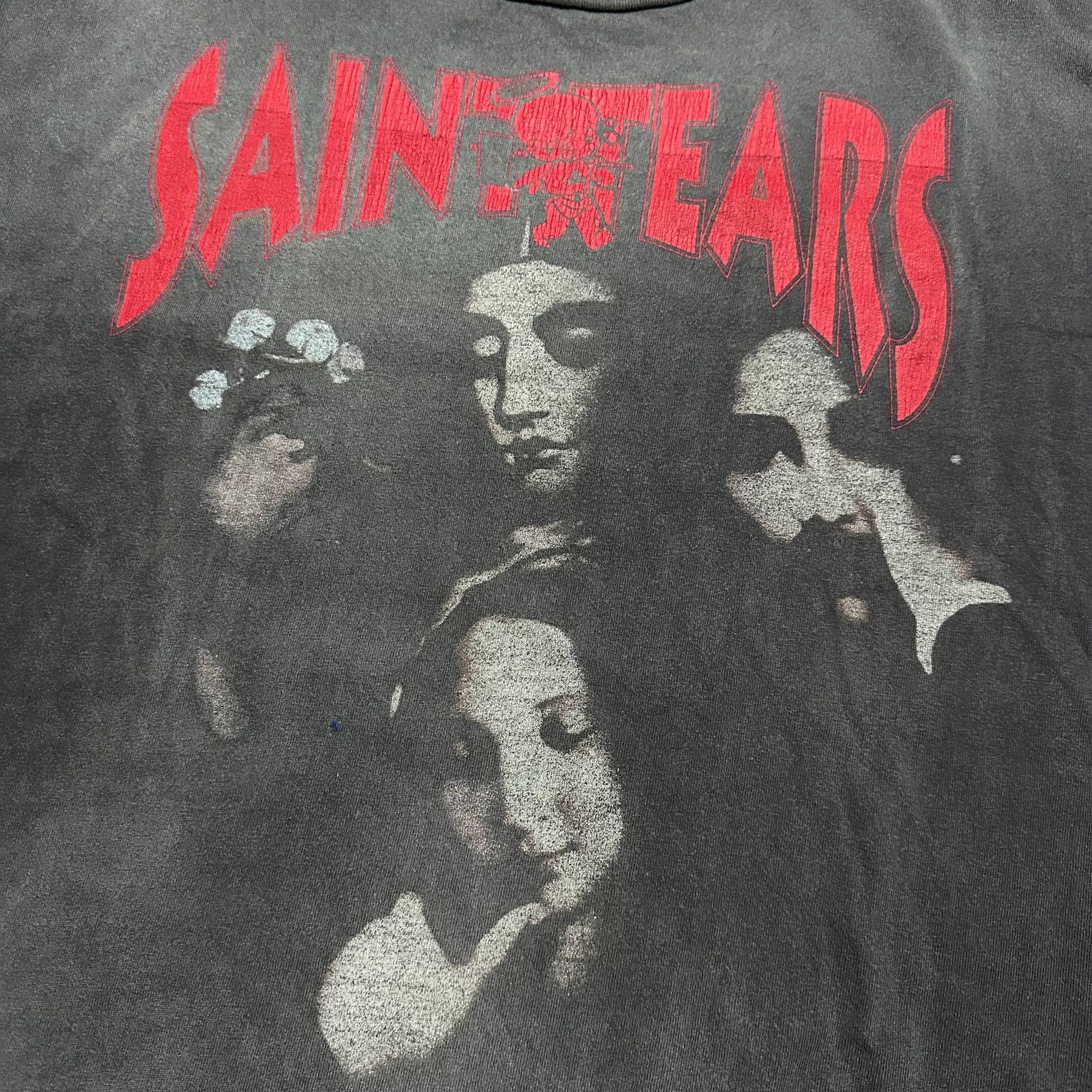Saint Michael Saint Michael Denim Tears Short Sleeve Tee Size US XL / EU 56 / 4 - 3 Thumbnail