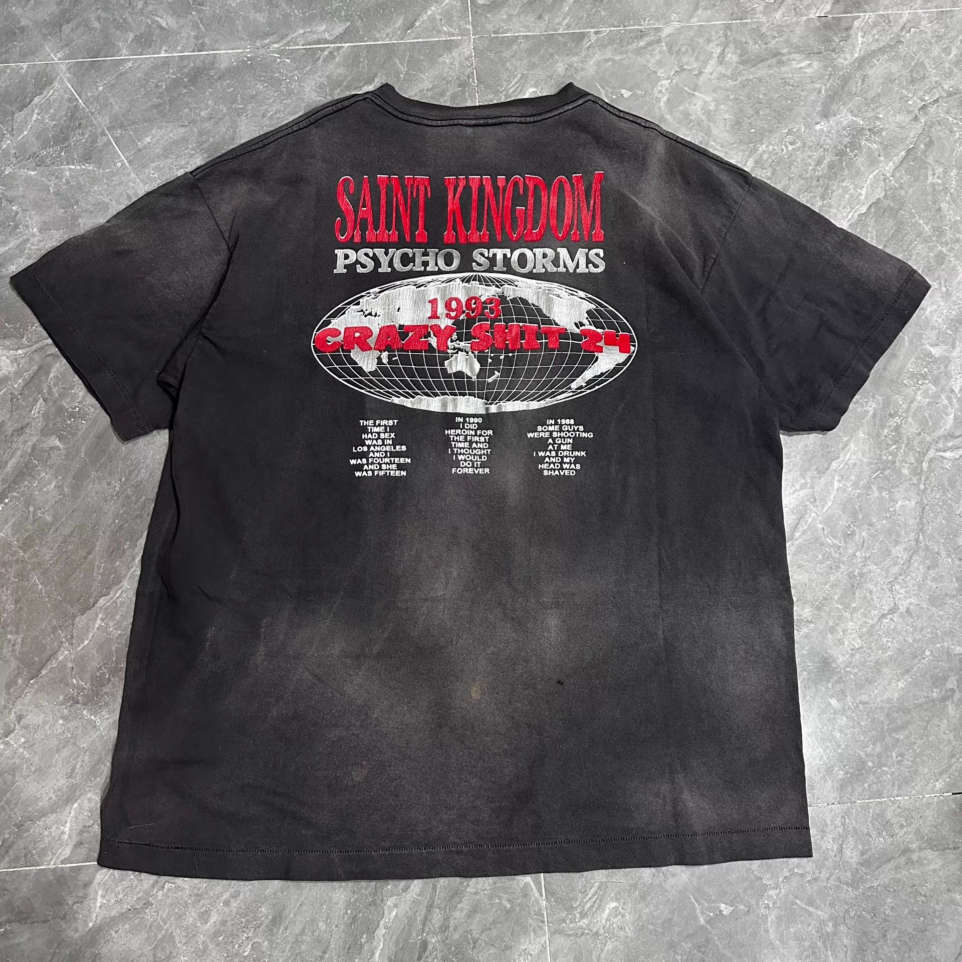 Saint Michael Saint Michael Lastman Jesus Washed Tee Size US XL / EU 56 / 4 - 2 Thumbnail
