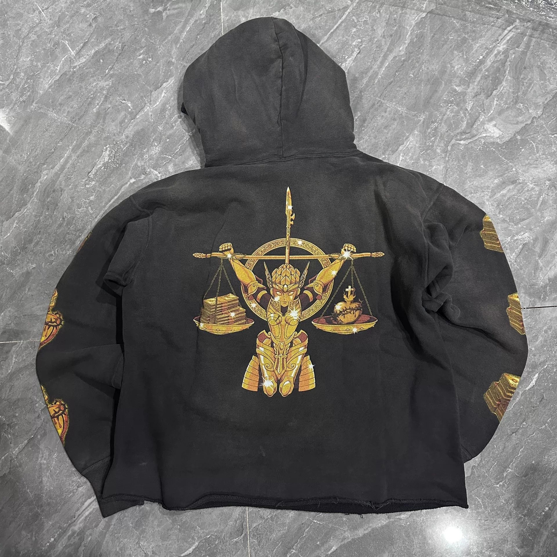 CLOT Saint Michael CLOT Collaboration Black Hoodie Size US M / EU 48-50 / 2 - 2 Thumbnail