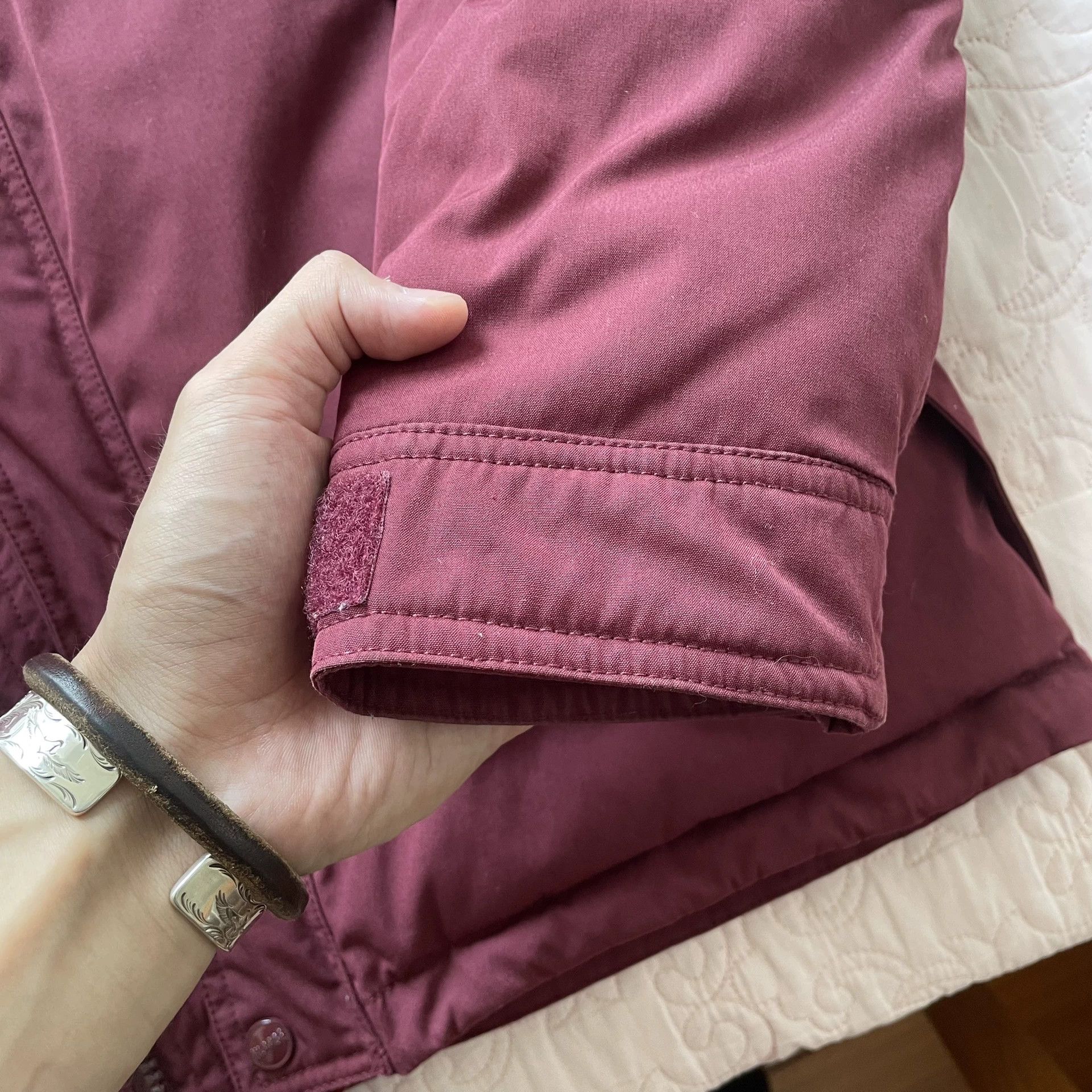X-LARGE X-LARGE Burgundy Embroidered Hooded Jacket Size XL / US 12-14 / IT 48-50 - 3 Thumbnail