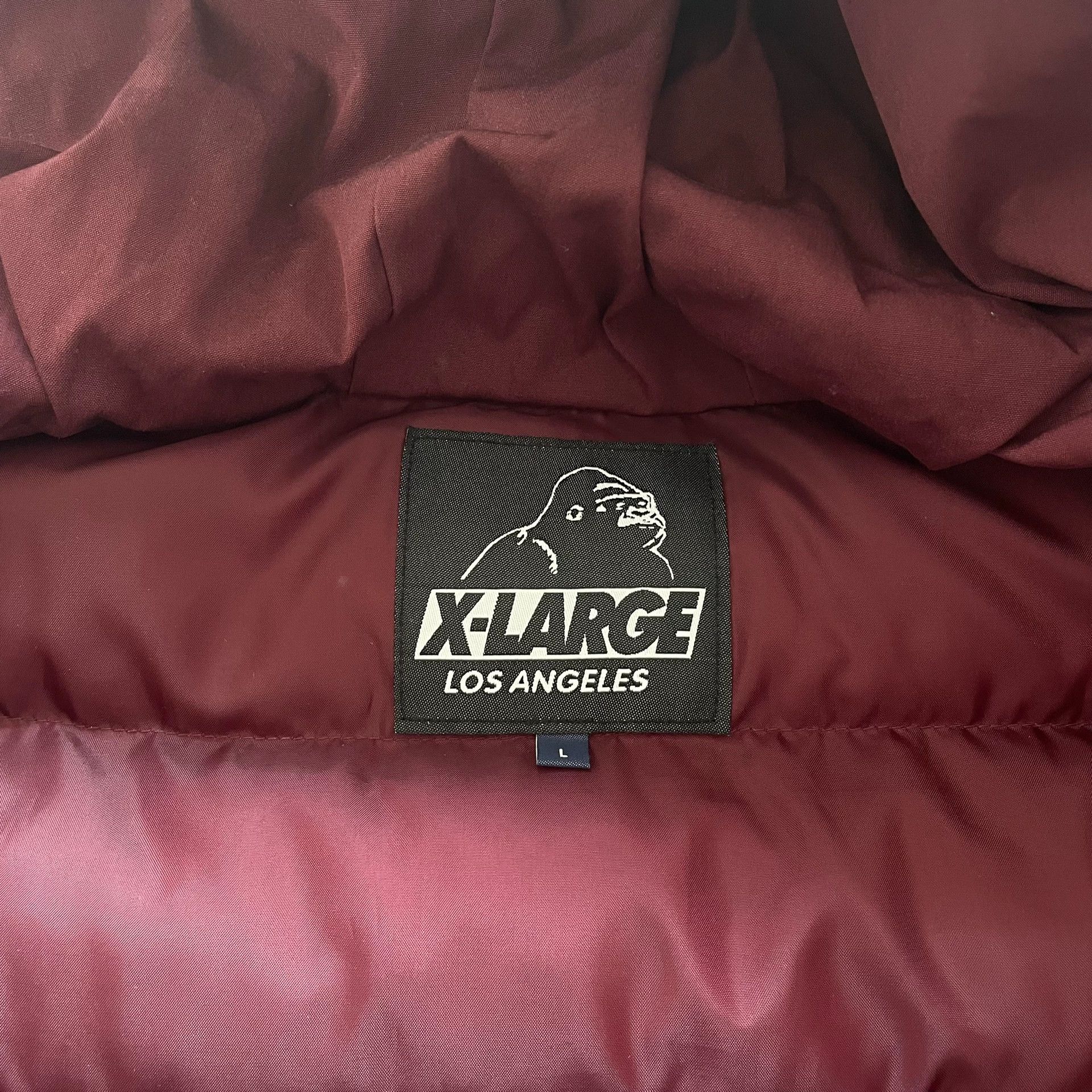 X-LARGE X-LARGE Burgundy Embroidered Hooded Jacket Size XL / US 12-14 / IT 48-50 - 7 Thumbnail