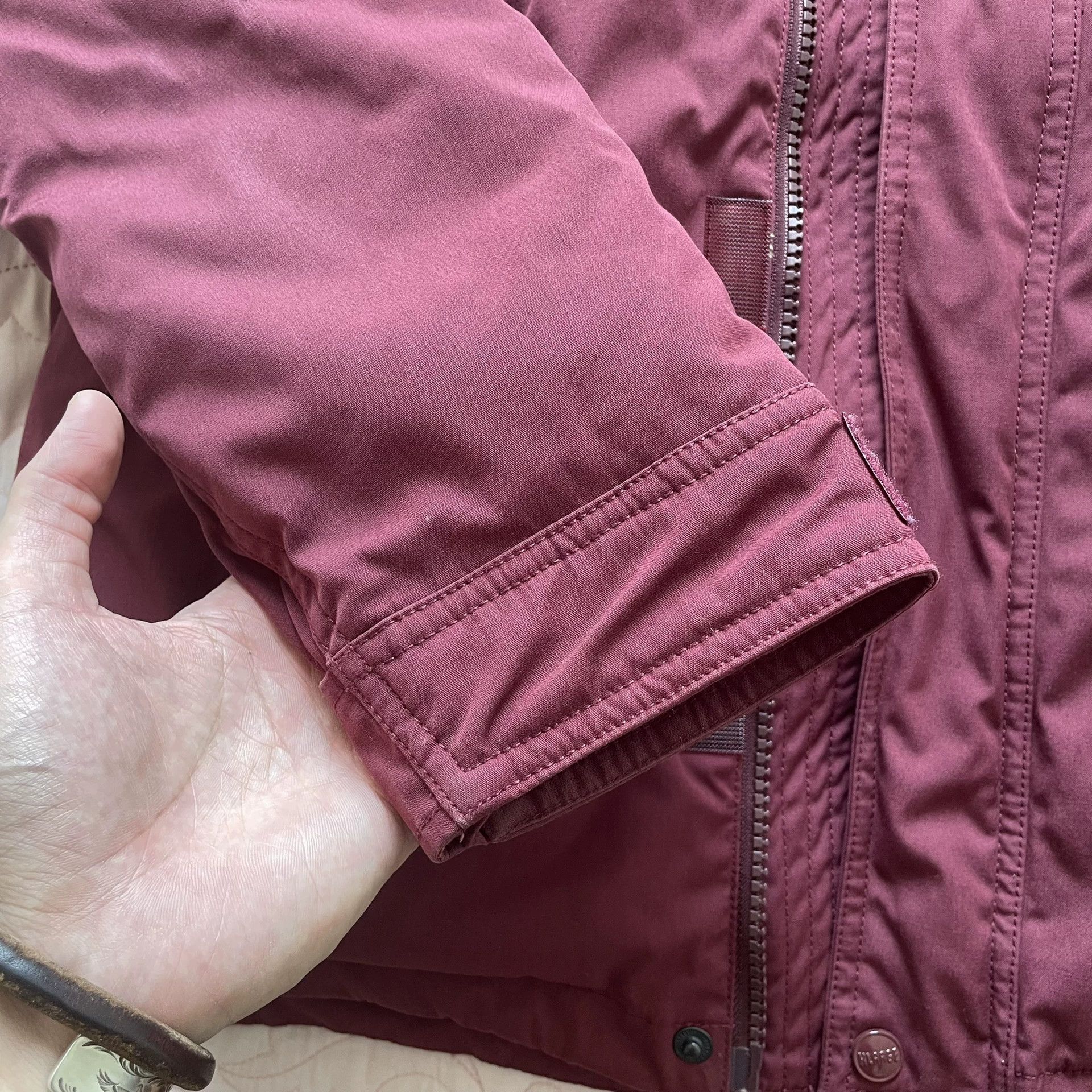 X-LARGE X-LARGE Burgundy Embroidered Hooded Jacket Size XL / US 12-14 / IT 48-50 - 2 Thumbnail
