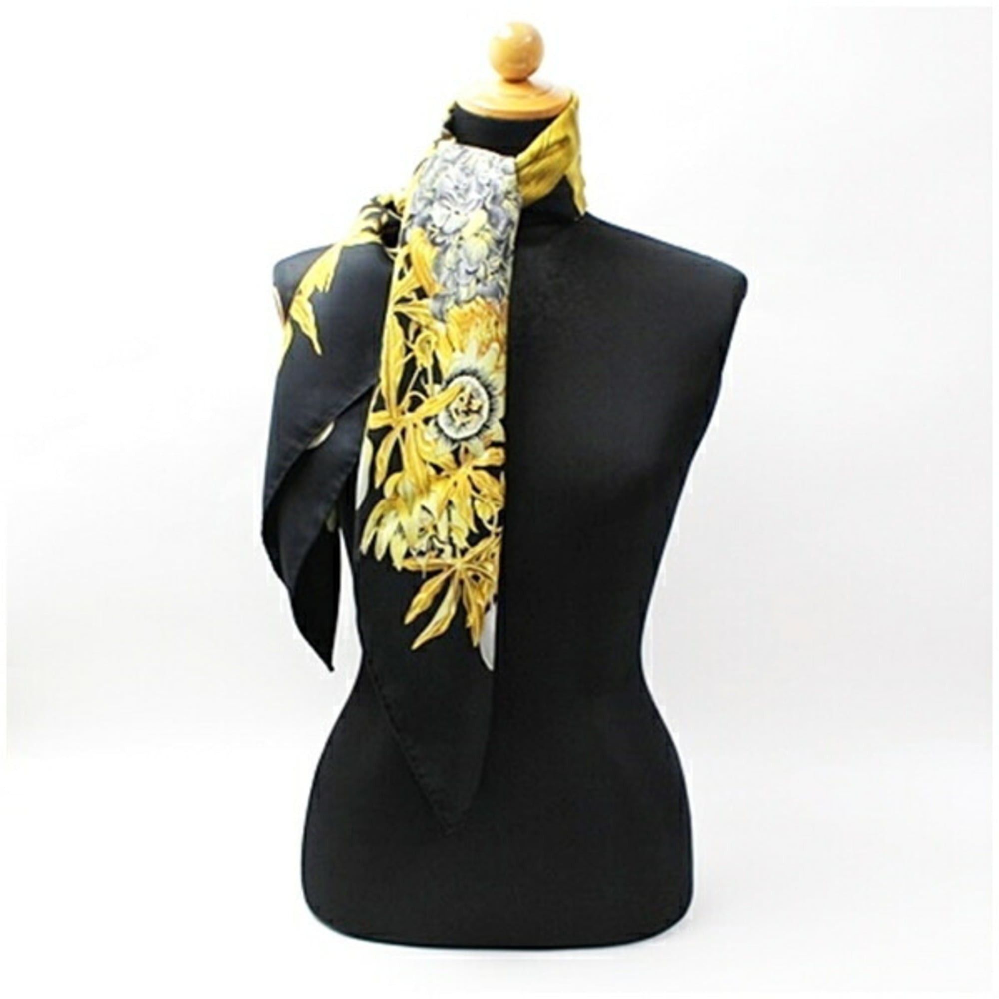 Hermes Hermes Scarf Muffler Carré 90 PASSIFLORES Passion Flower HERMES Women's Size ONE SIZE - 4 Thumbnail