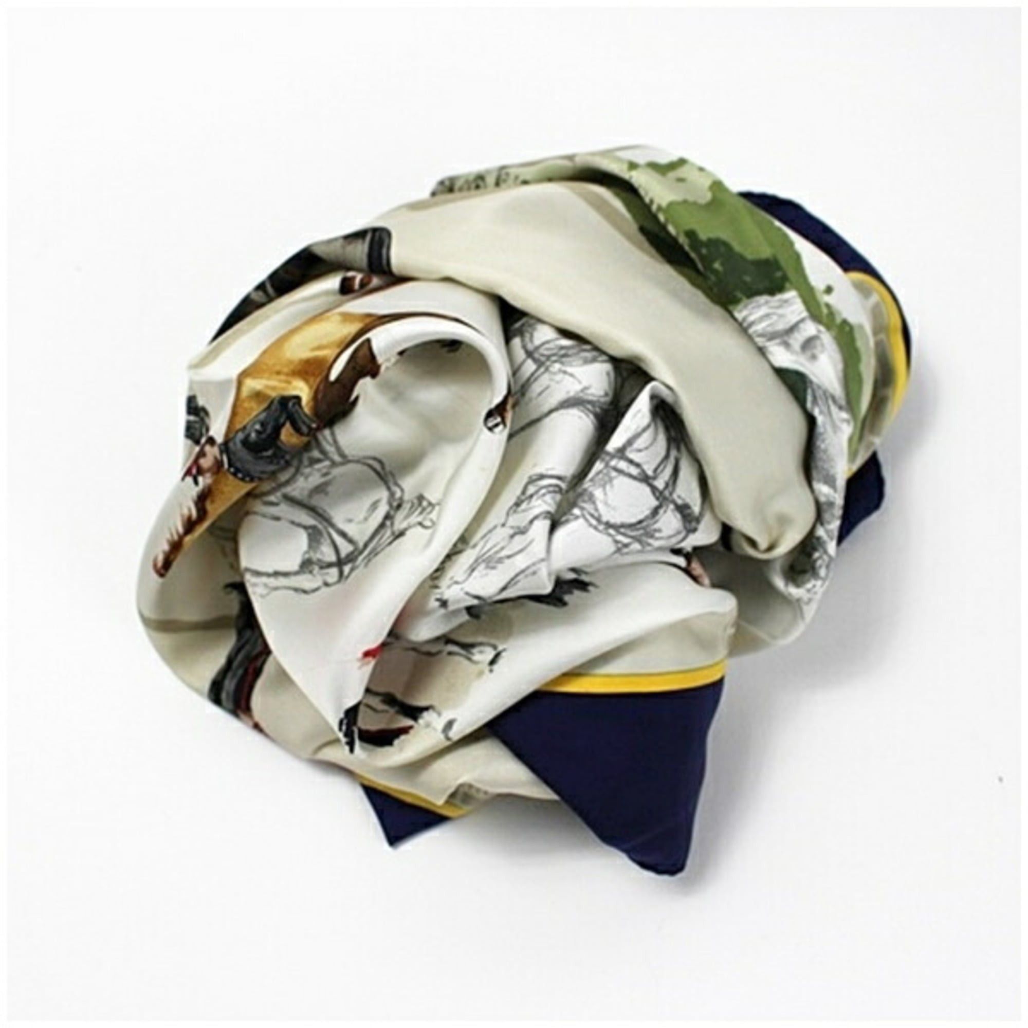 Hermes Hermes scarf/muffler Carré 90 LES HARAS NATIONAUX National Stud Farm HERMES women's Size ONE SIZE - 7 Thumbnail