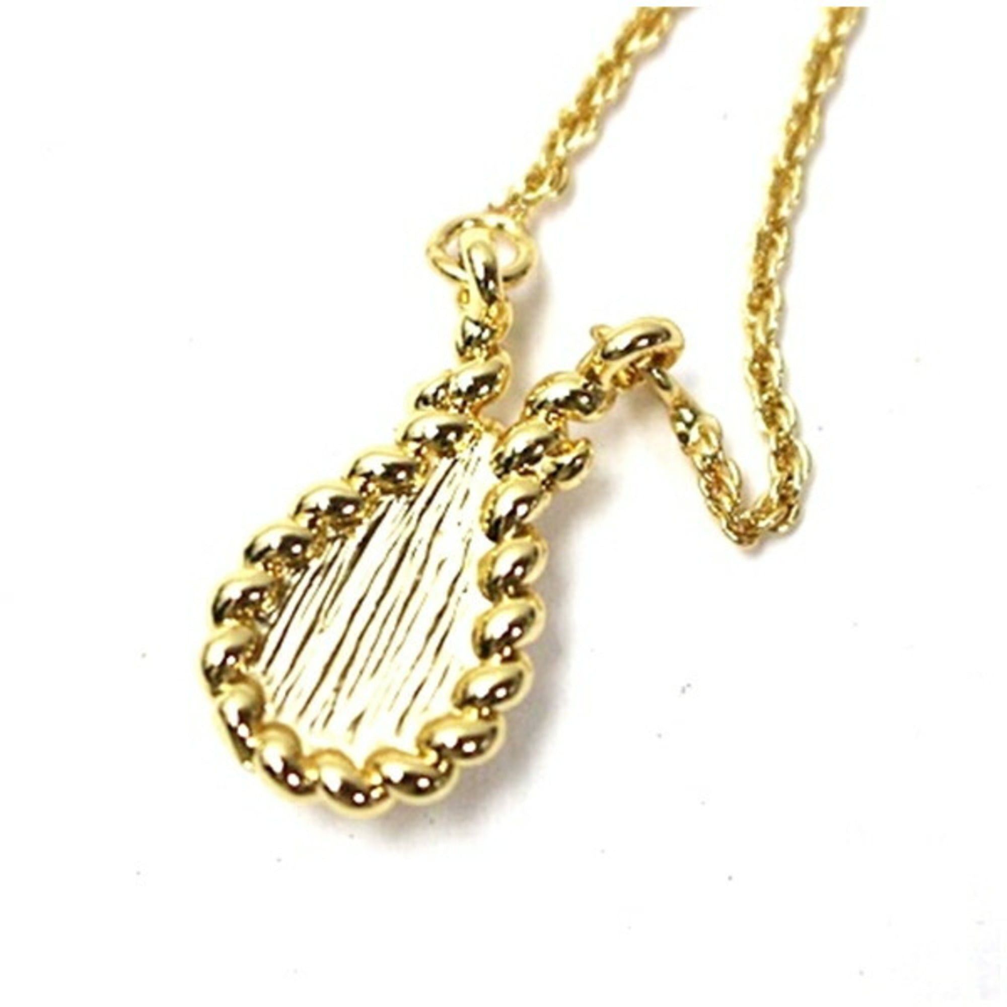 Dior Christian Dior necklace, gold-colored teardrop-shaped pendant for women. Size ONE SIZE - 4 Thumbnail