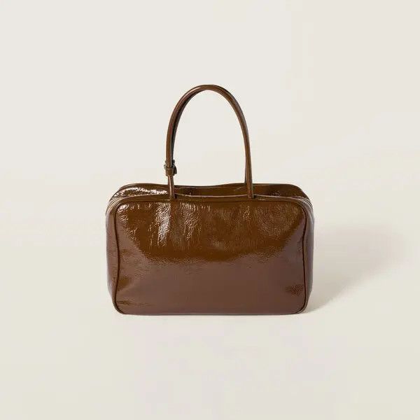 Miu Miu Beau Naplak Patent Leather Bag Size ONE SIZE - 4 Thumbnail