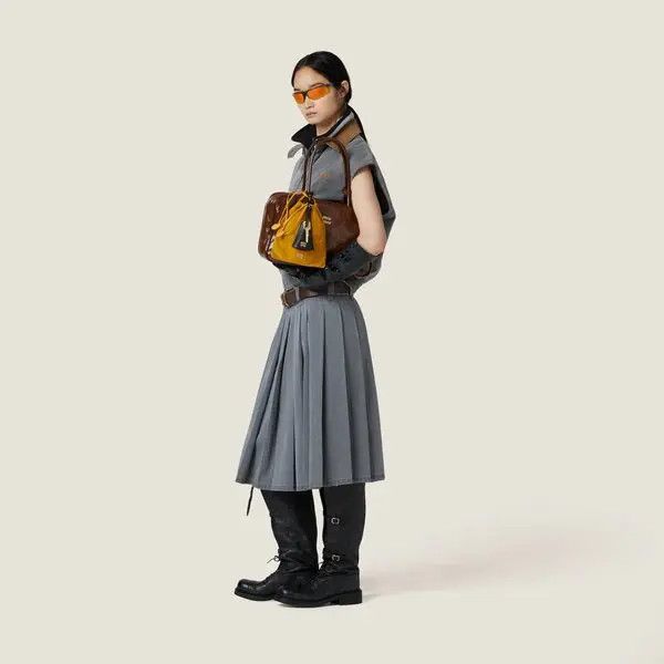 Miu Miu Beau Naplak Patent Leather Bag Size ONE SIZE - 2 Thumbnail