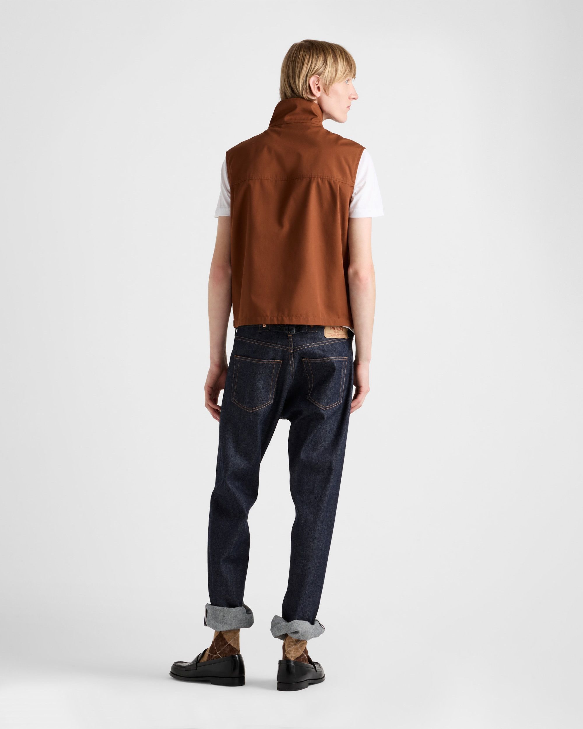 Prada $2.8K VALUE Cotton blend vest in Tabaccoo Size US XXL / EU 58 / 5 - 5 Thumbnail