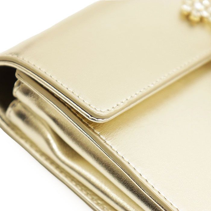 Roger Vivier Roger Vivier Roger Vivier Efflorescence Satin Leather Clutch Bag Leather Clutch Bag DUTY FREE for USA Size ONE SIZE - 13 Thumbnail
