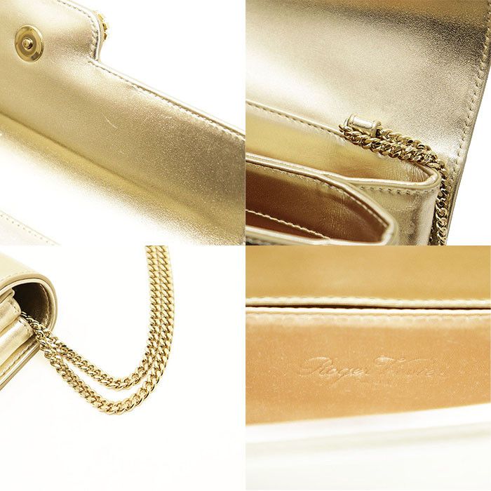 Roger Vivier Roger Vivier Roger Vivier Efflorescence Satin Leather Clutch Bag Leather Clutch Bag DUTY FREE for USA Size ONE SIZE - 10 Thumbnail