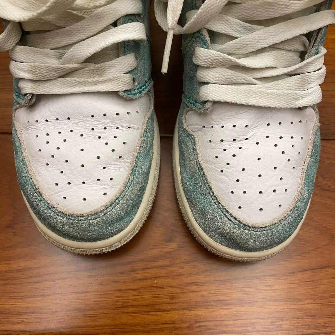 Jordan Brand Tiffany Blue Air Jordan 1 High Tops Size US 6.5 / IT 36.5 - 5 Thumbnail