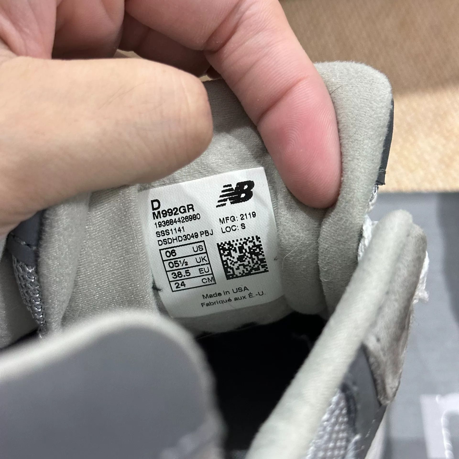 New Balance New Balance 992 Retro Casual Sneakers Size US 5.5 / EU 38 - 5 Thumbnail