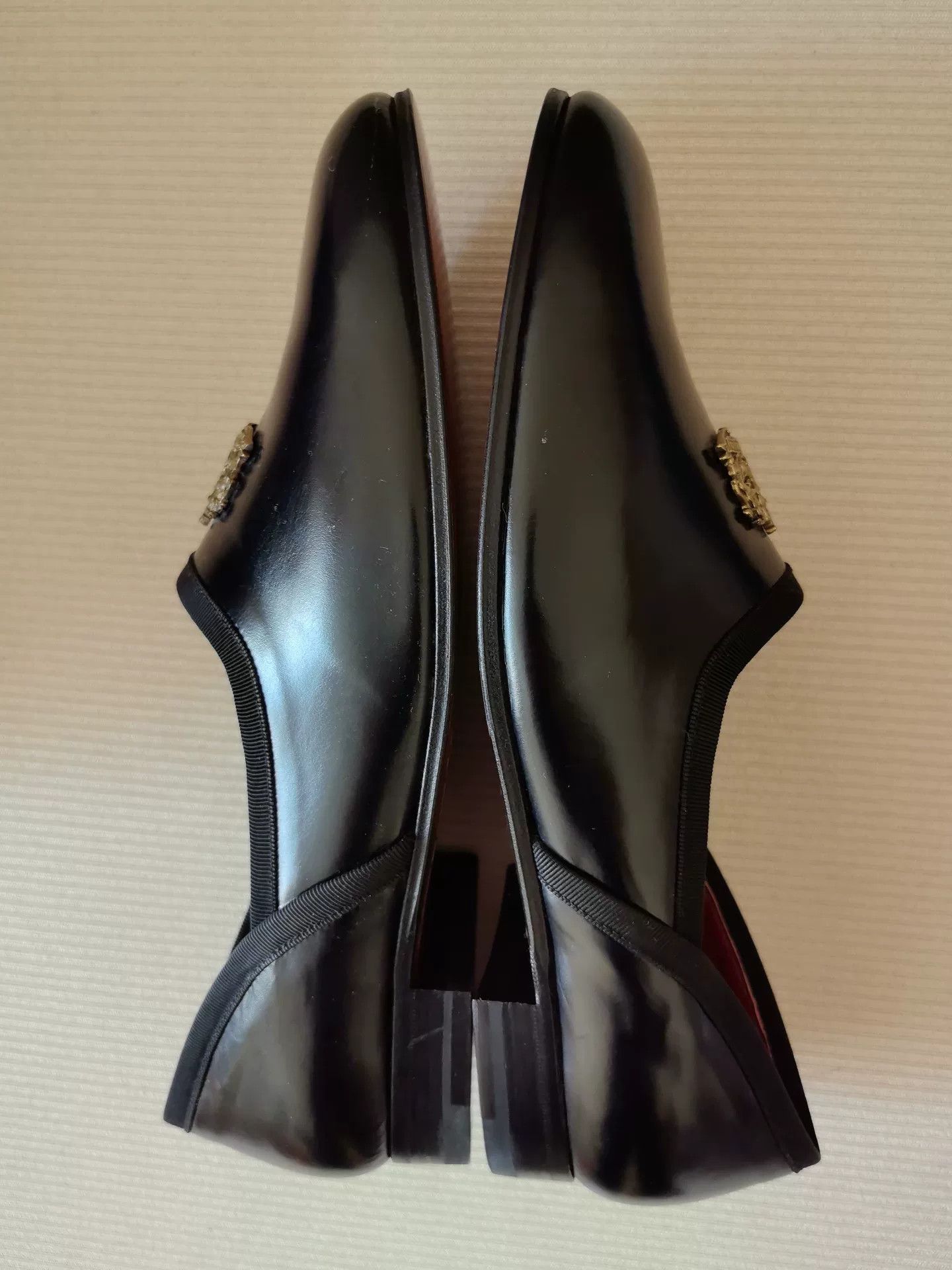 Polo Ralph Lauren Black Leather Loafers by Polo Ralph Lauren Size US 7 / EU 40 - 4 Thumbnail