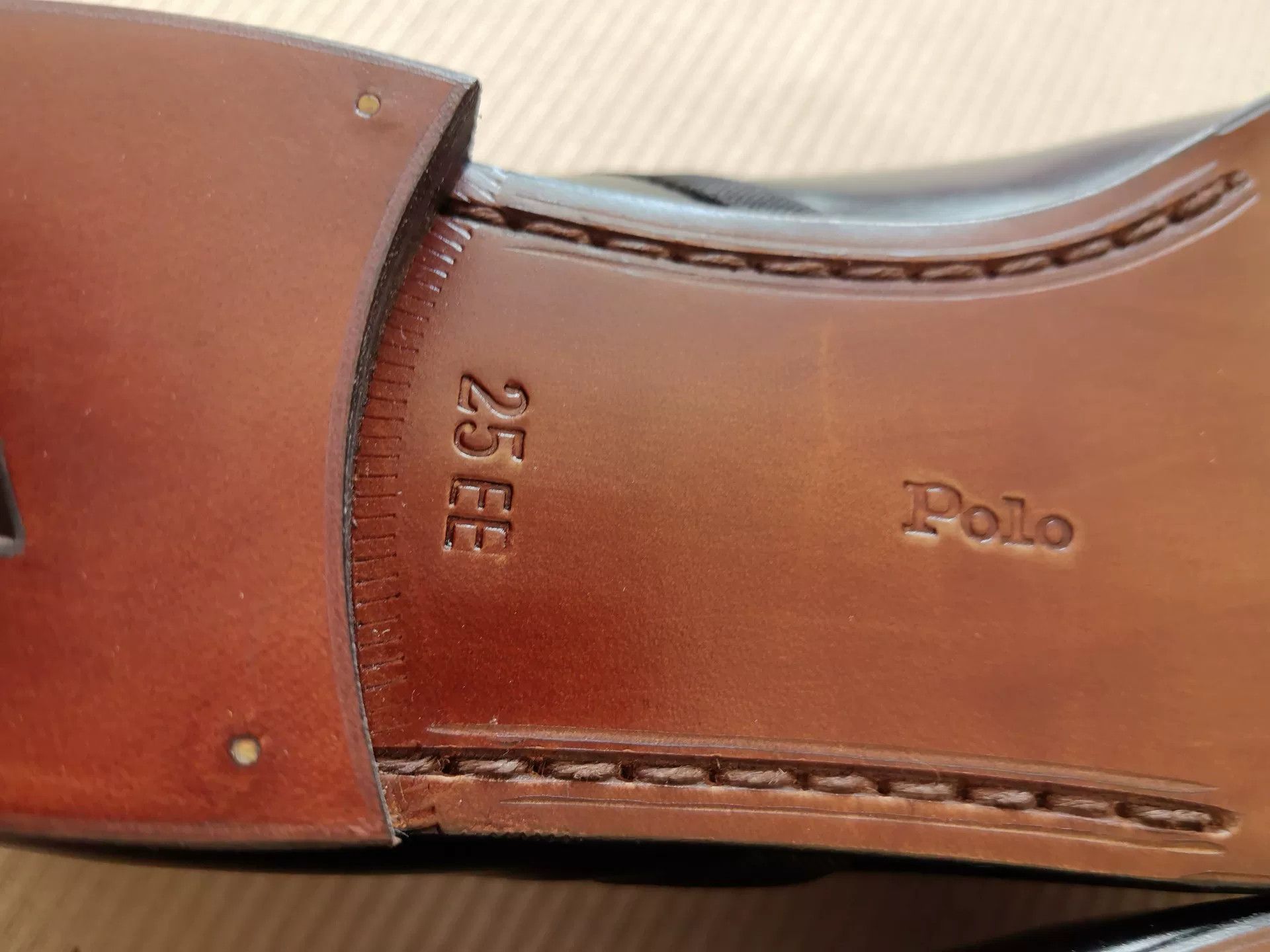 Polo Ralph Lauren Black Leather Loafers by Polo Ralph Lauren Size US 7 / EU 40 - 8 Thumbnail