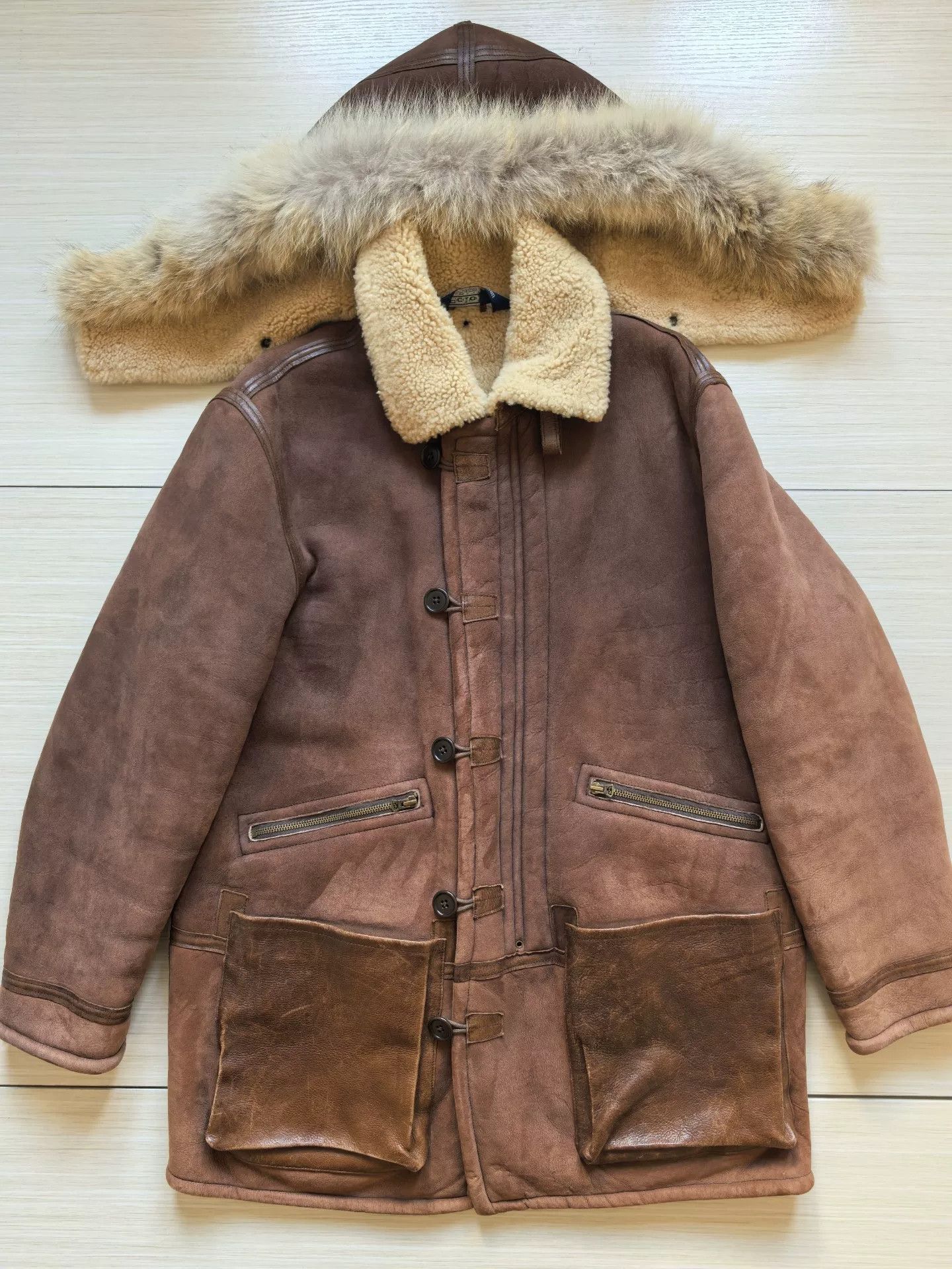 Polo Ralph Lauren Polo Ralph Lauren Shearling Coat Size US L / EU 52-54 / 3 - 2 Thumbnail