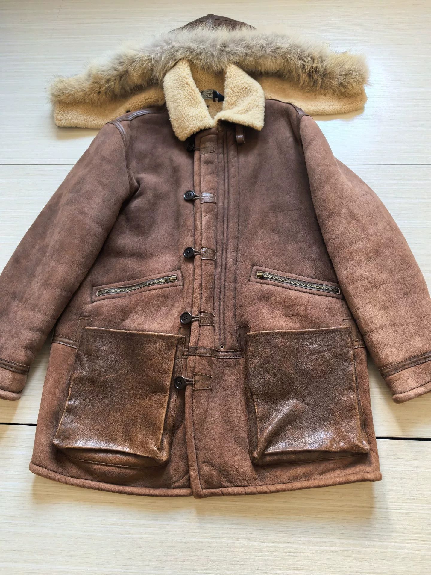 Polo Ralph Lauren Polo Ralph Lauren Shearling Coat Size US L / EU 52-54 / 3 - 3 Thumbnail