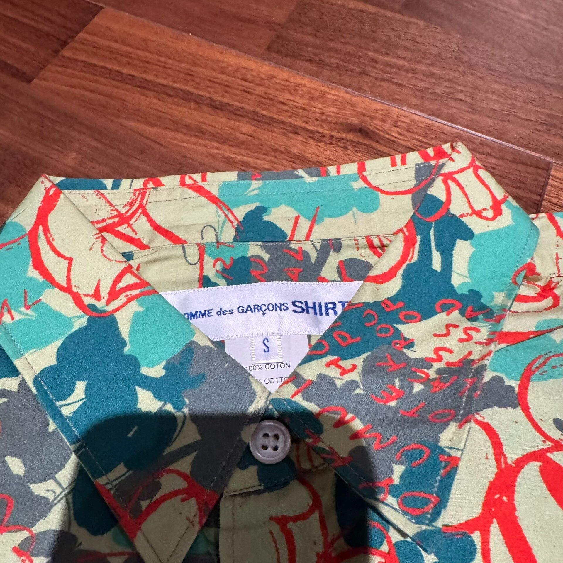 Comme des Garcons CDG Shirt x Disney Mickey Camo Long Sleeve Size US S / EU 44-46 / 1 - 5 Thumbnail