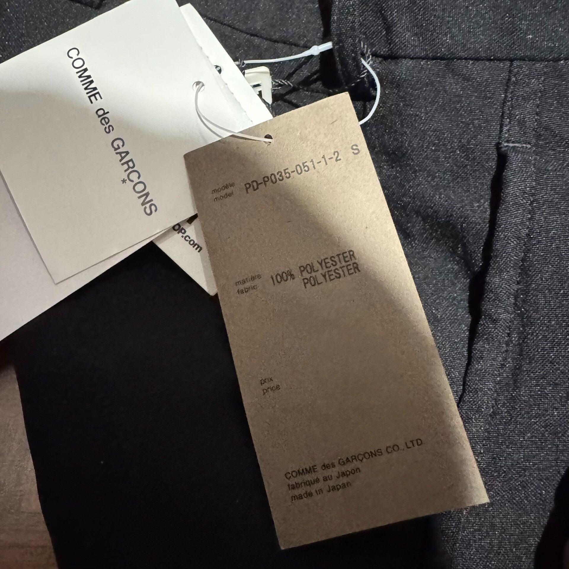 Comme des Garcons Common de Garçons Casual Cropped Pants Size US 26 / EU 42 - 8 Thumbnail