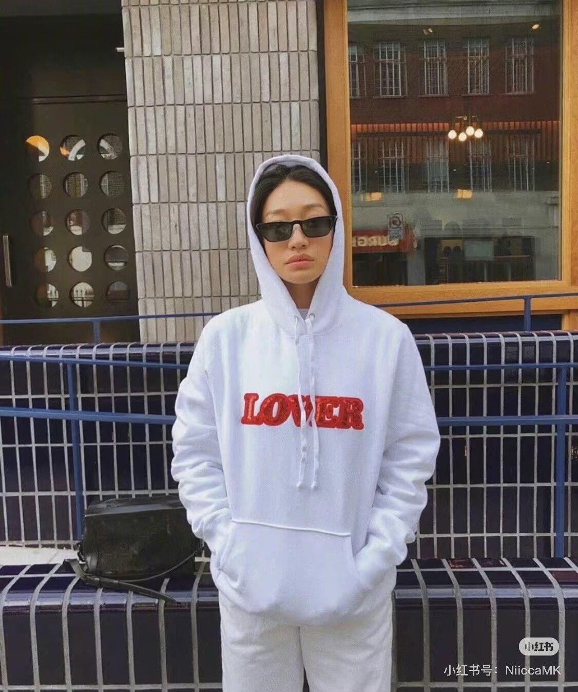BIANCA CHANDON Bianca Chandon Sequin Hoodie in White Size S / US 4 / IT 40 - 8 Thumbnail